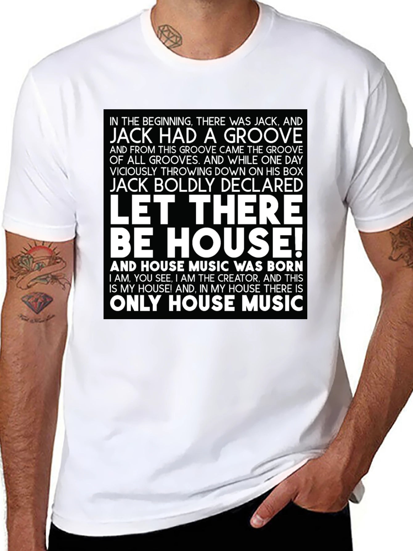 House Music Graphic Tee