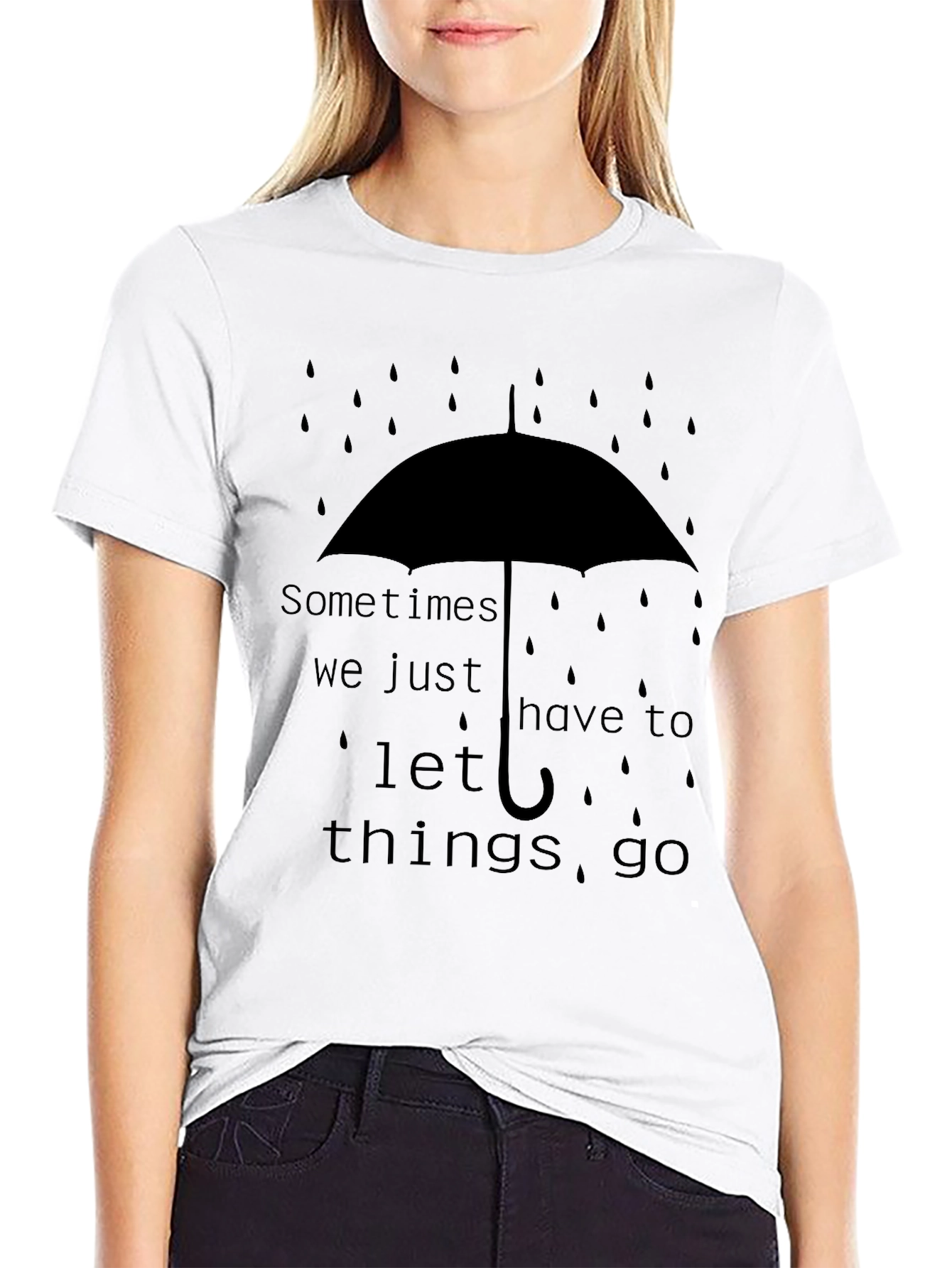 Sometimes Let Things Go Graphic Tee