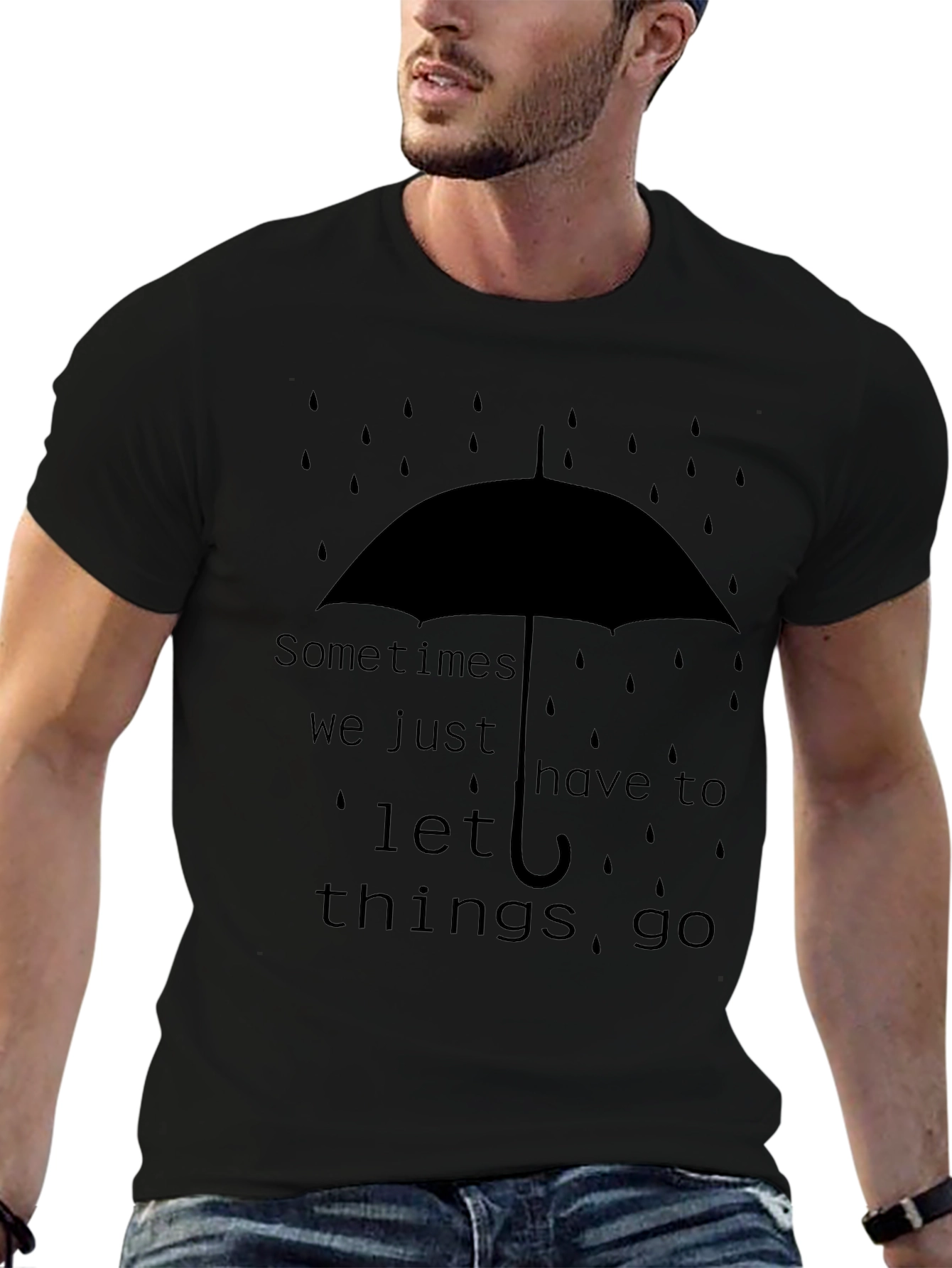 Sometimes Let Things Go Graphic Tee