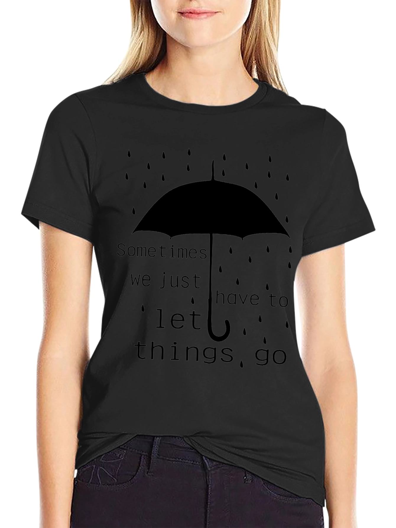 Sometimes Let Things Go Graphic Tee