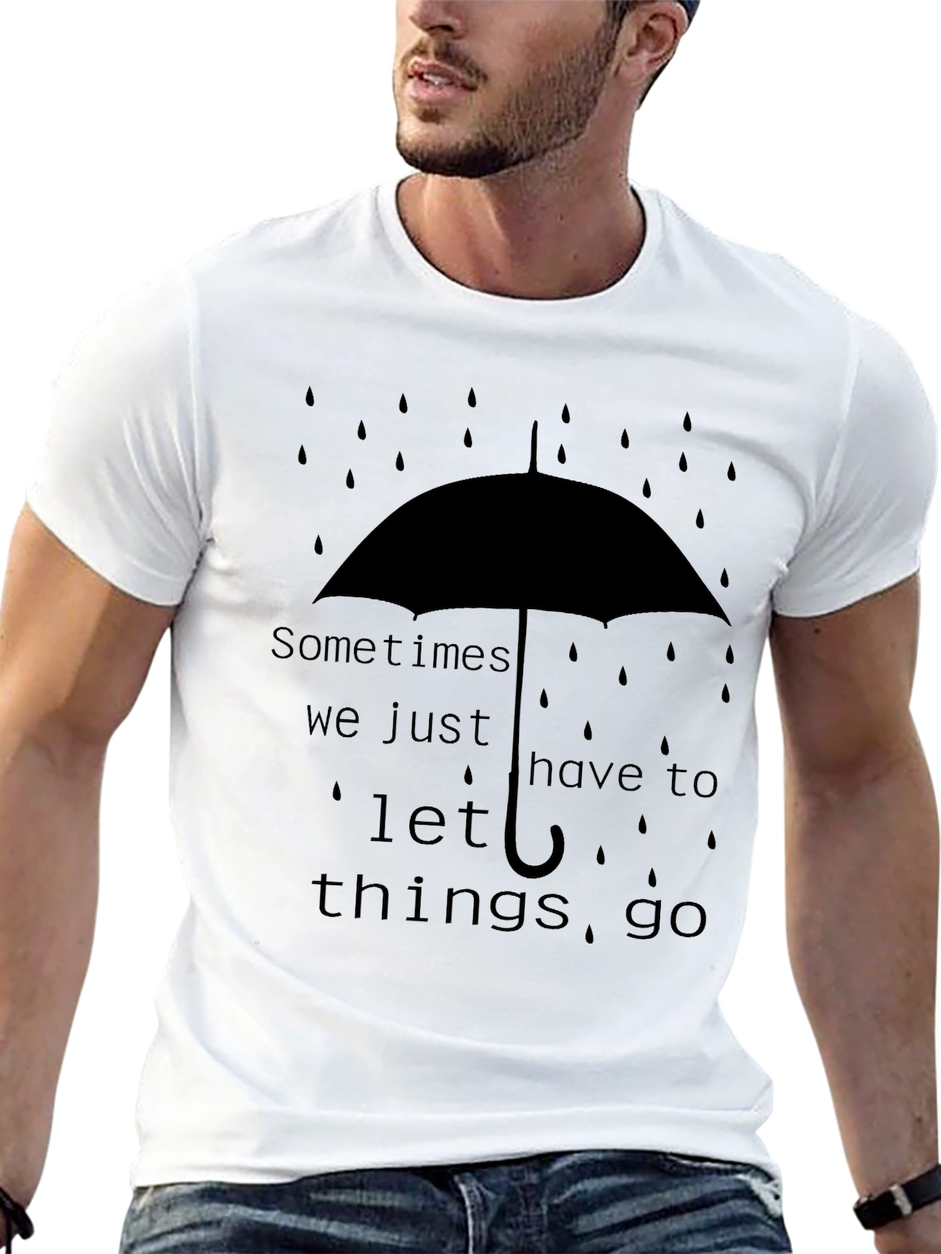 Sometimes Let Things Go Graphic Tee