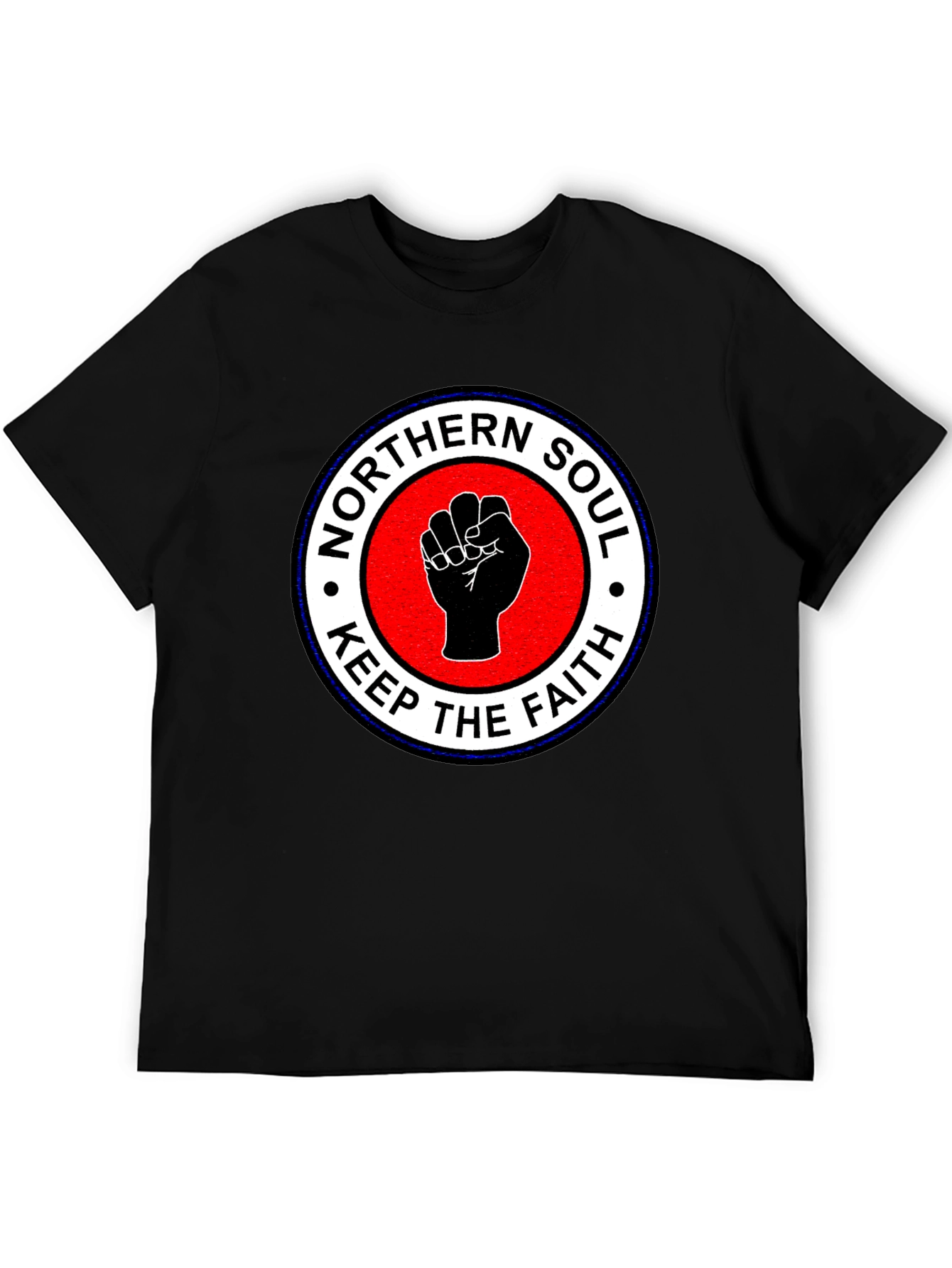 Northern Soul Keep The Faith Fist Graphic T-Shirt