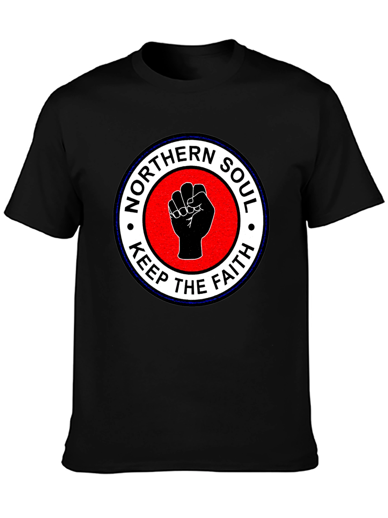 Northern Soul Keep The Faith Fist Graphic T-Shirt