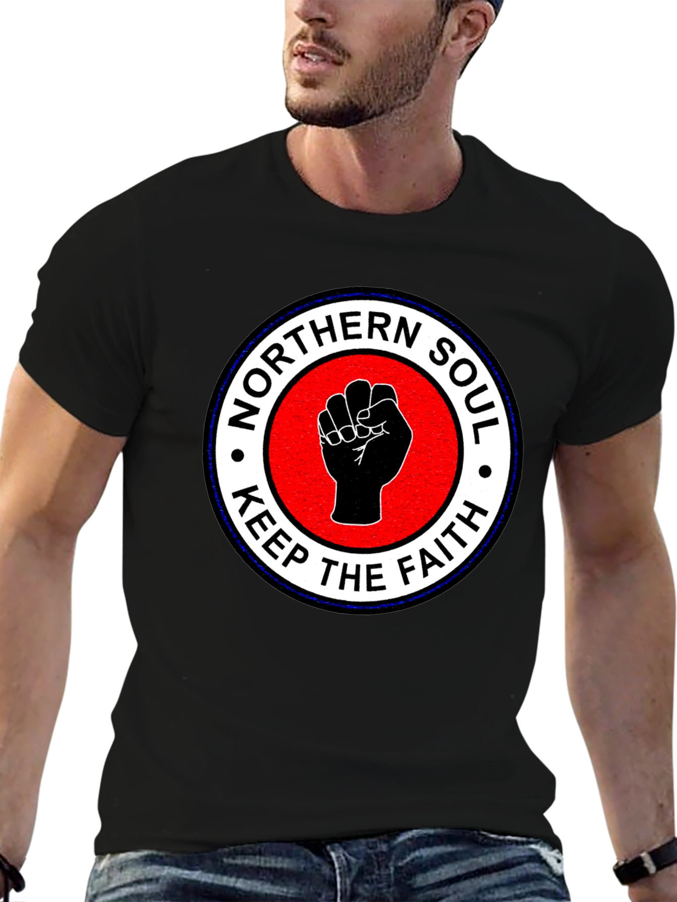 Northern Soul Keep The Faith Fist Graphic T-Shirt
