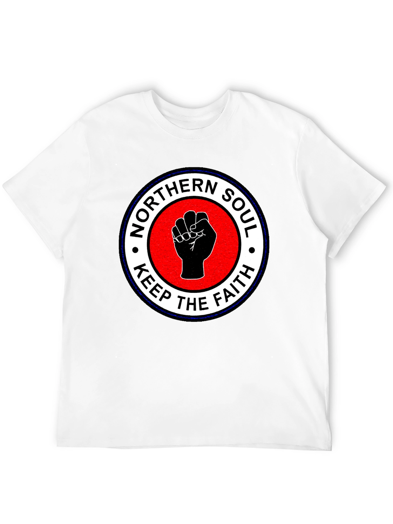 Northern Soul Keep The Faith Fist Graphic T-Shirt