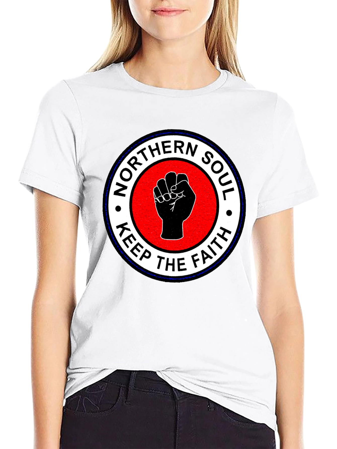 Northern Soul Keep The Faith Fist Graphic T-Shirt