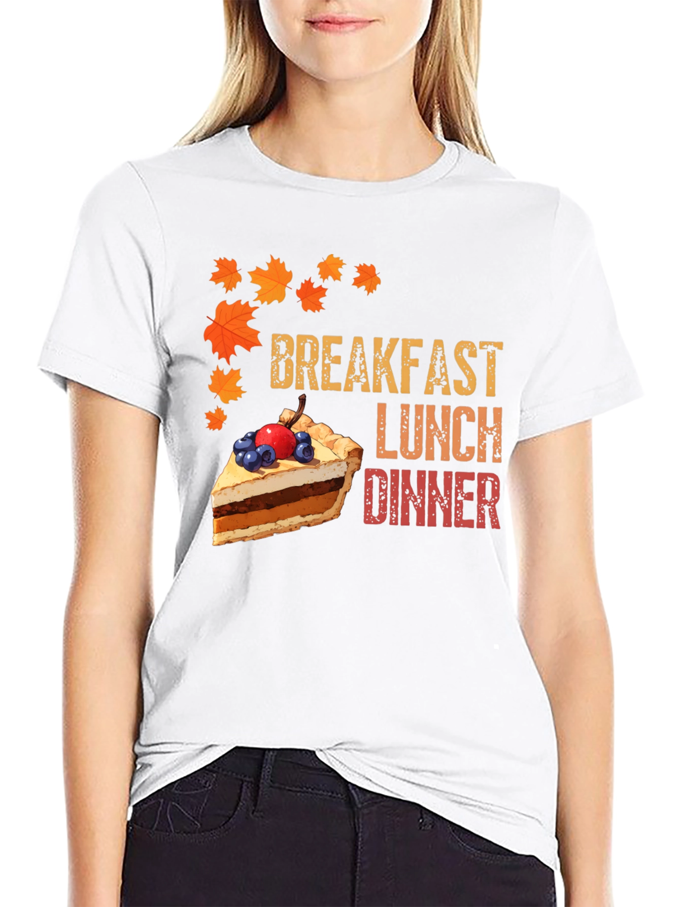Thanksgiving Feast T-Shirt - Breakfast Lunch Dinner Pie