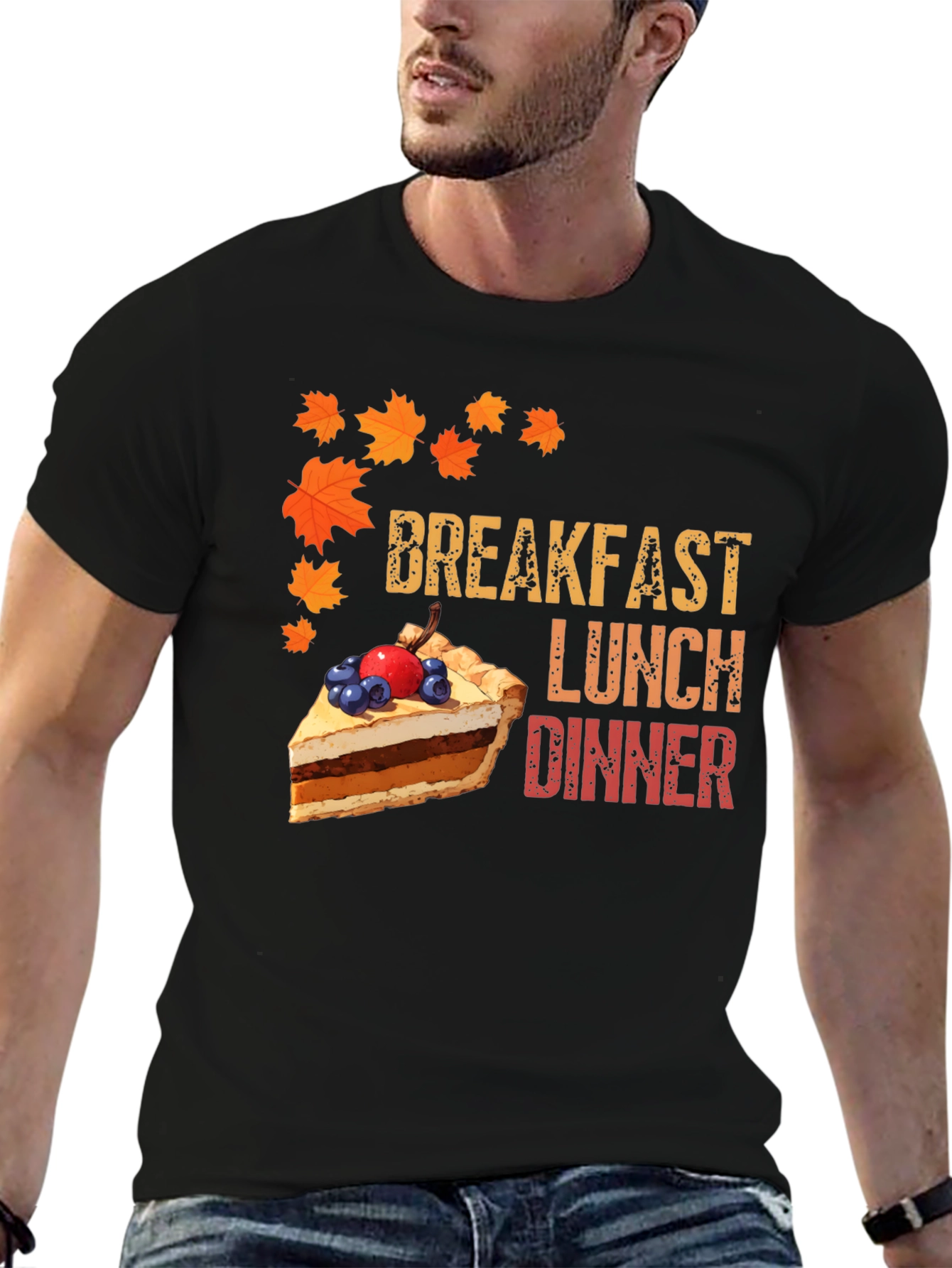 Thanksgiving Feast T-Shirt - Breakfast Lunch Dinner Pie