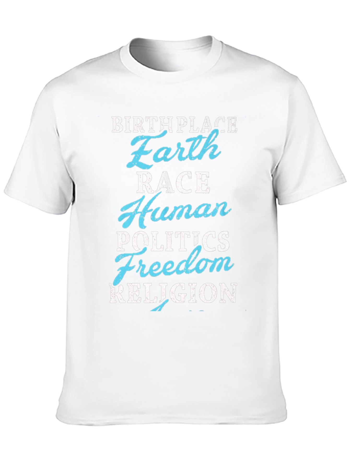Earth Birthplace Graphic Tee - Human Race Unity T-Shirt