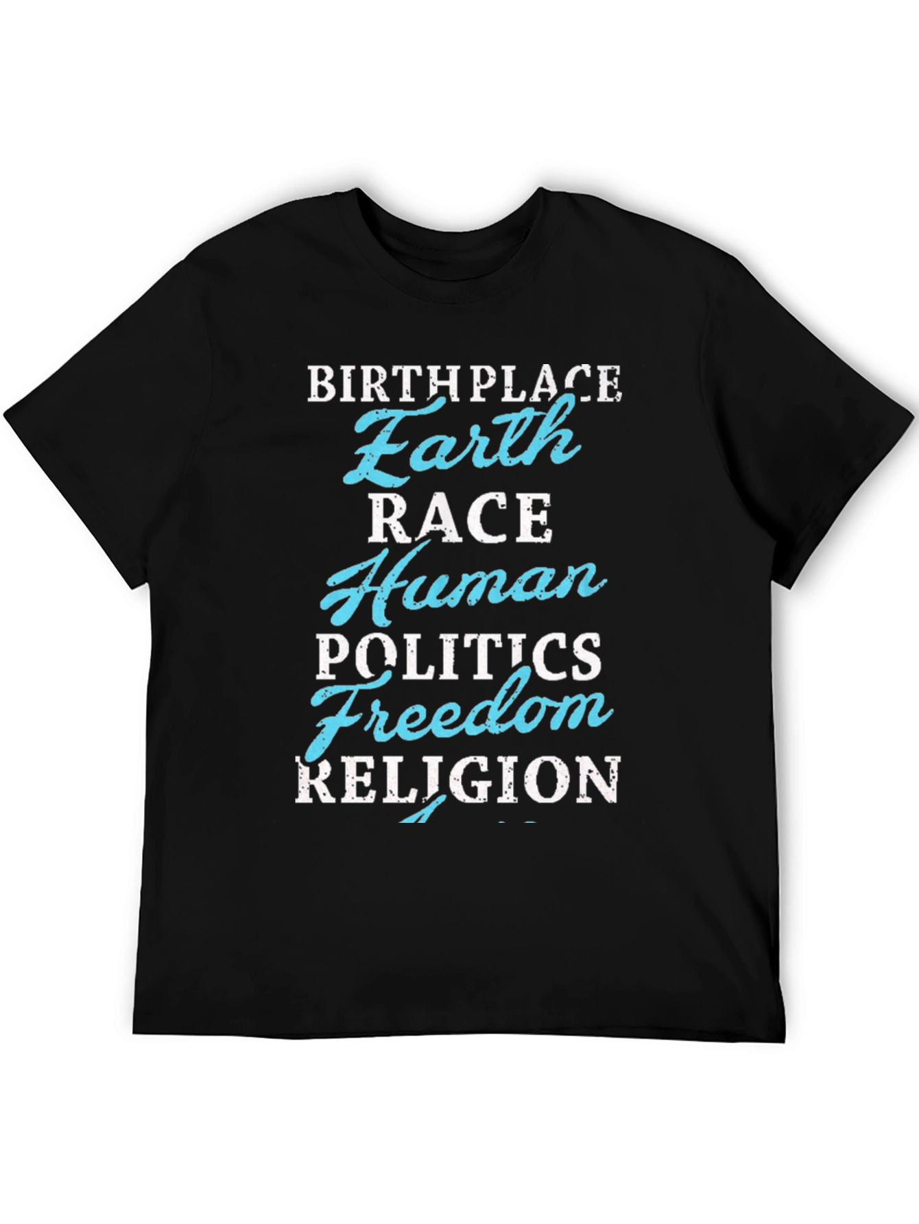 Earth Birthplace Graphic Tee - Human Race Unity T-Shirt