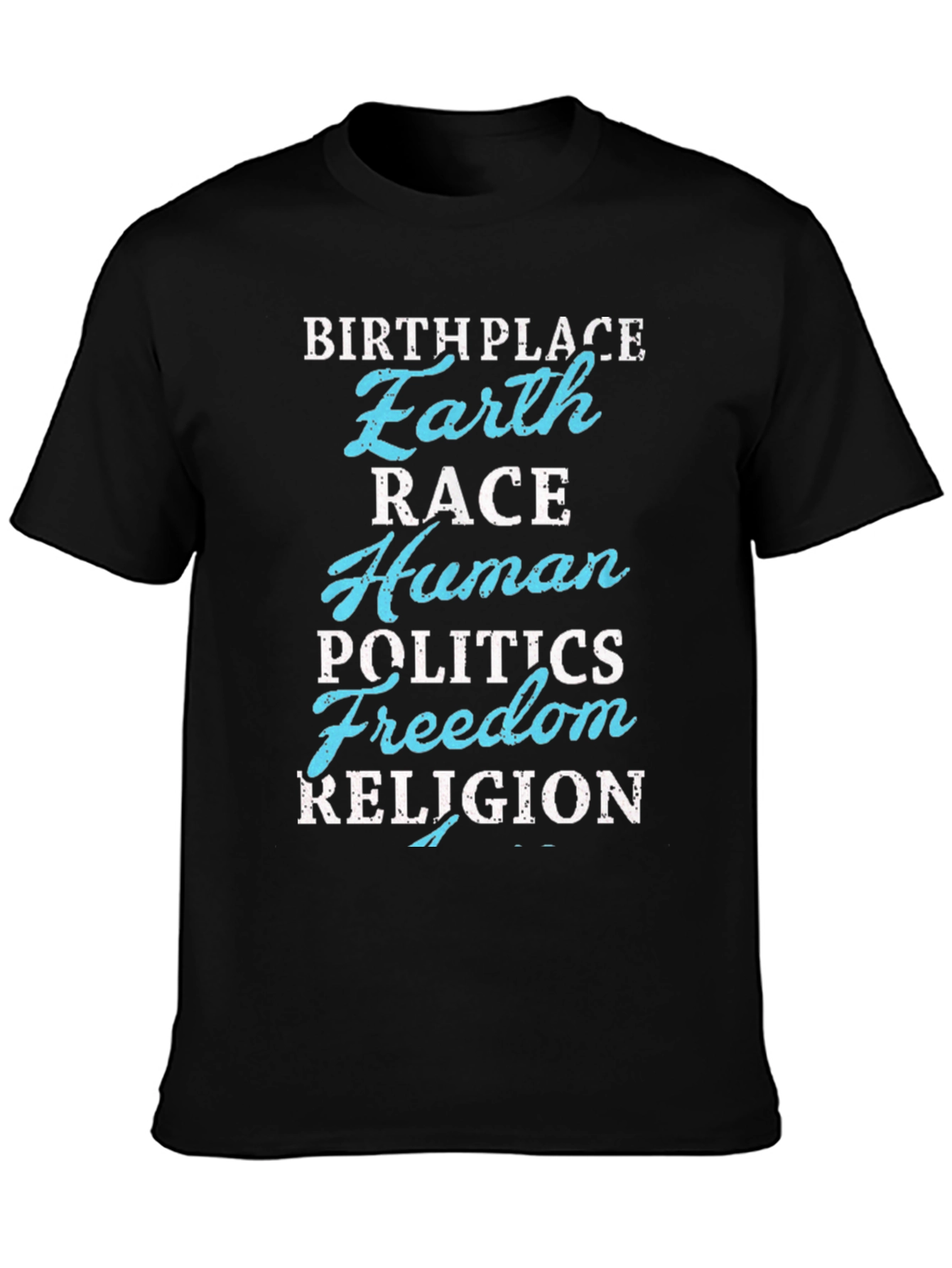 Earth Birthplace Graphic Tee - Human Race Unity T-Shirt