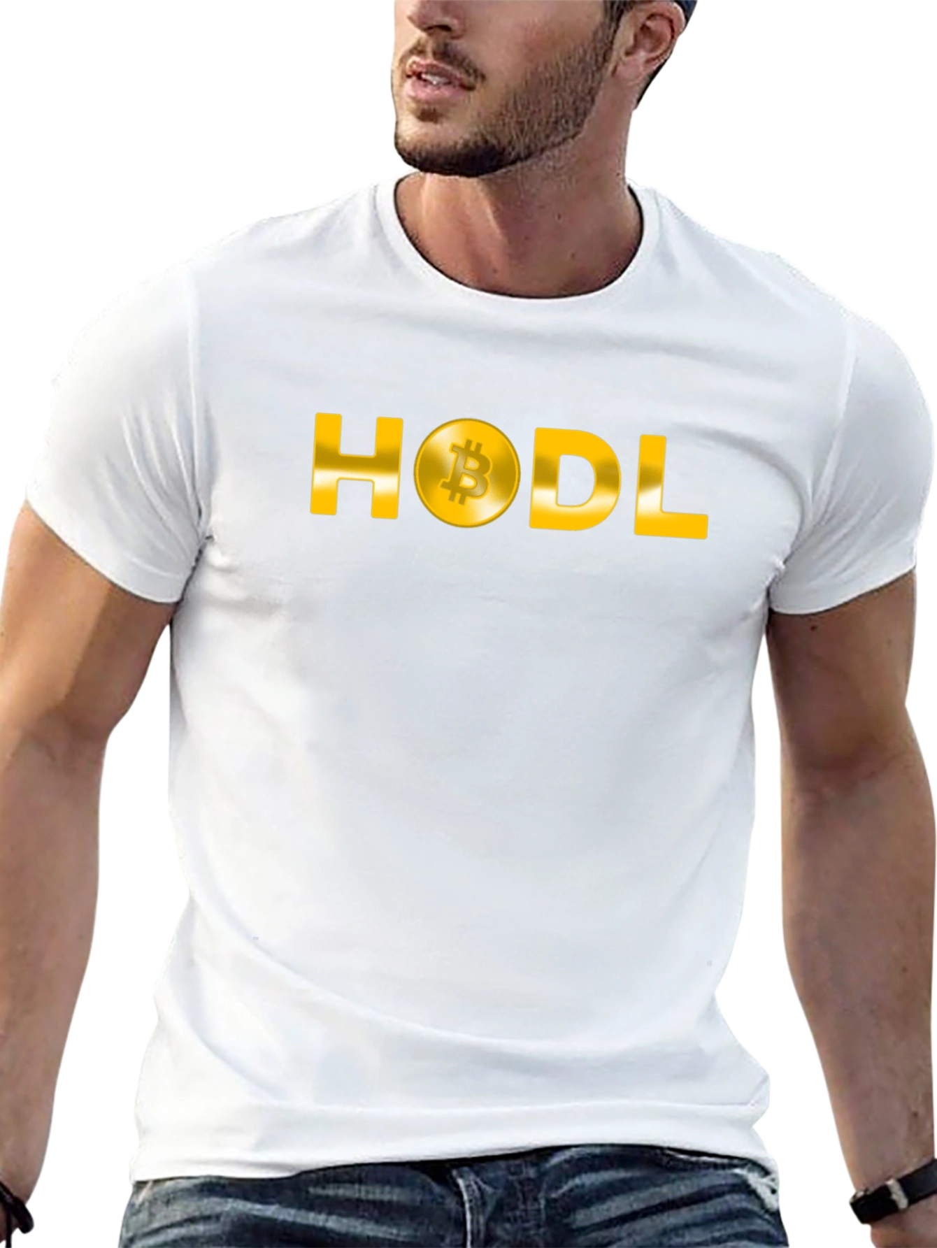 HODL Bitcoin Crypto Black T-Shirt