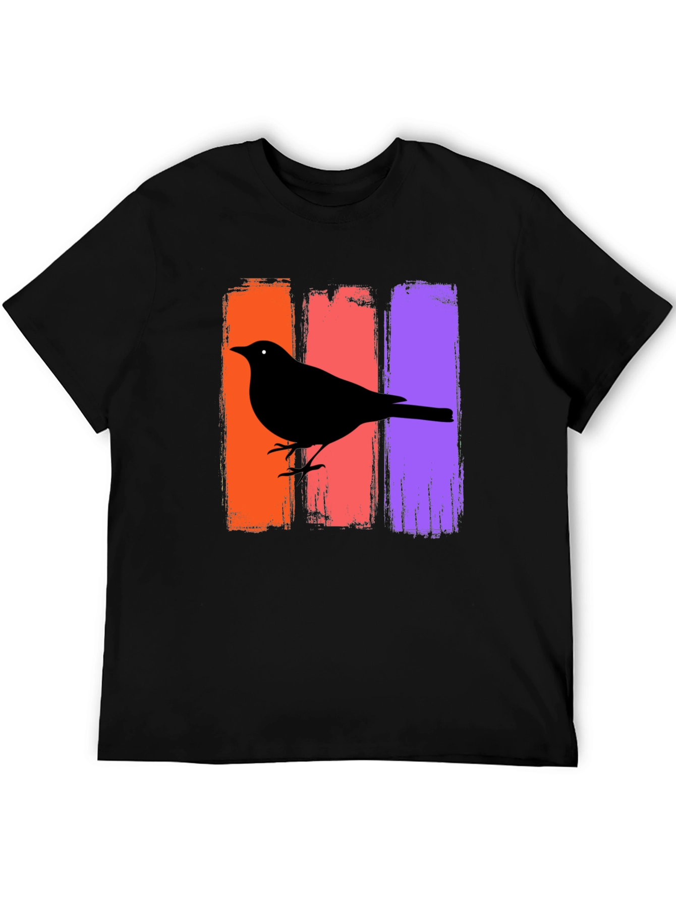 Mens Bird Silhouette Graphic Tee
