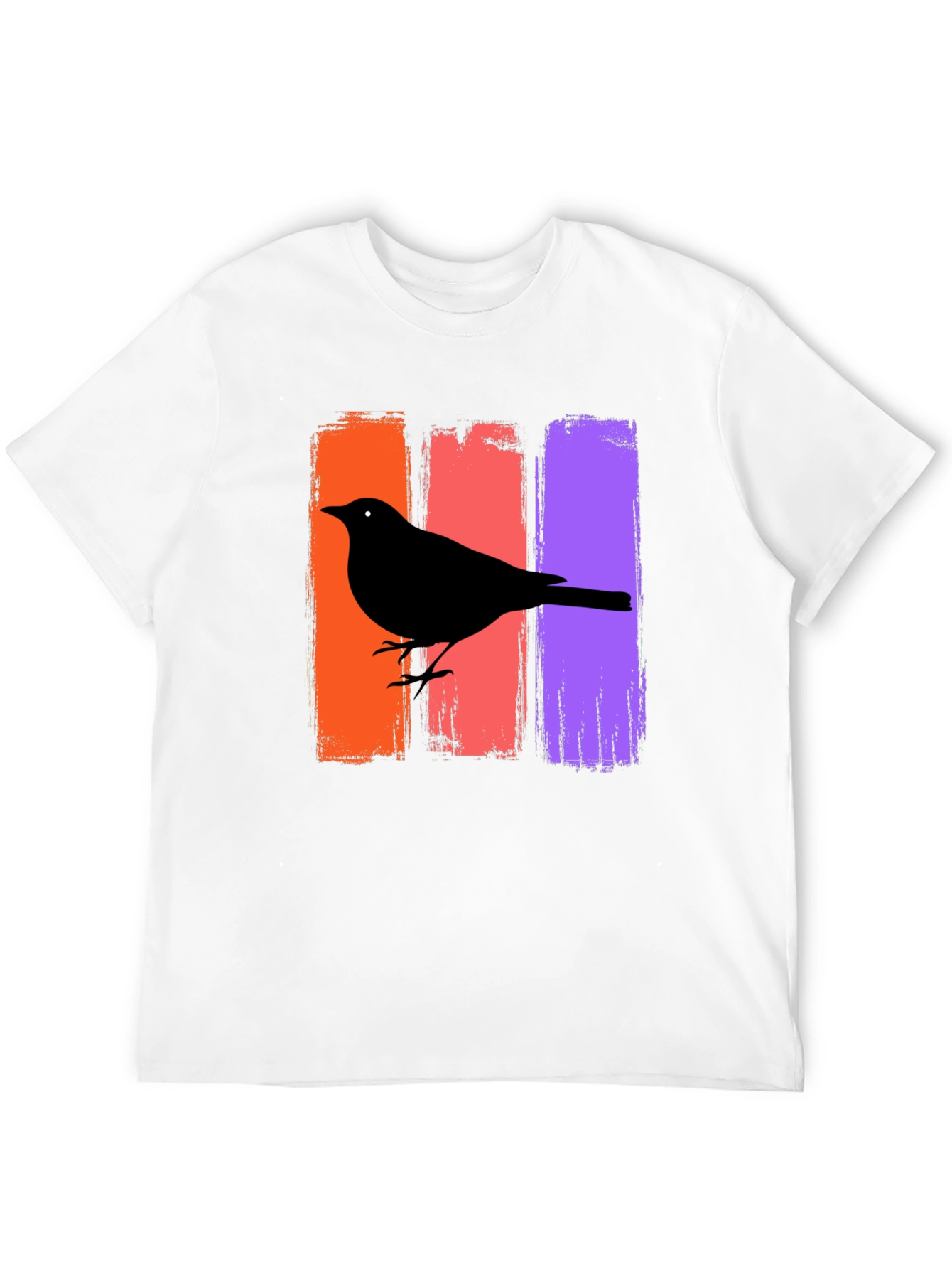 Mens Bird Silhouette Graphic Tee