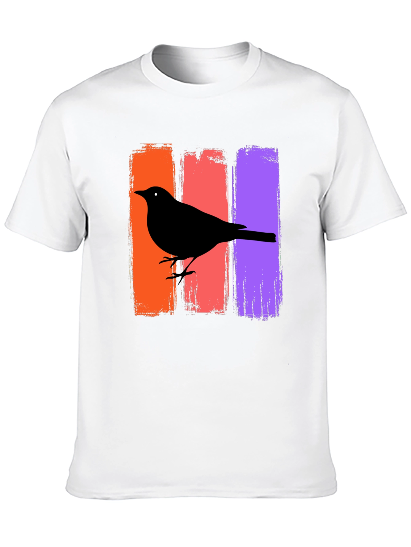 Mens Bird Silhouette Graphic Tee