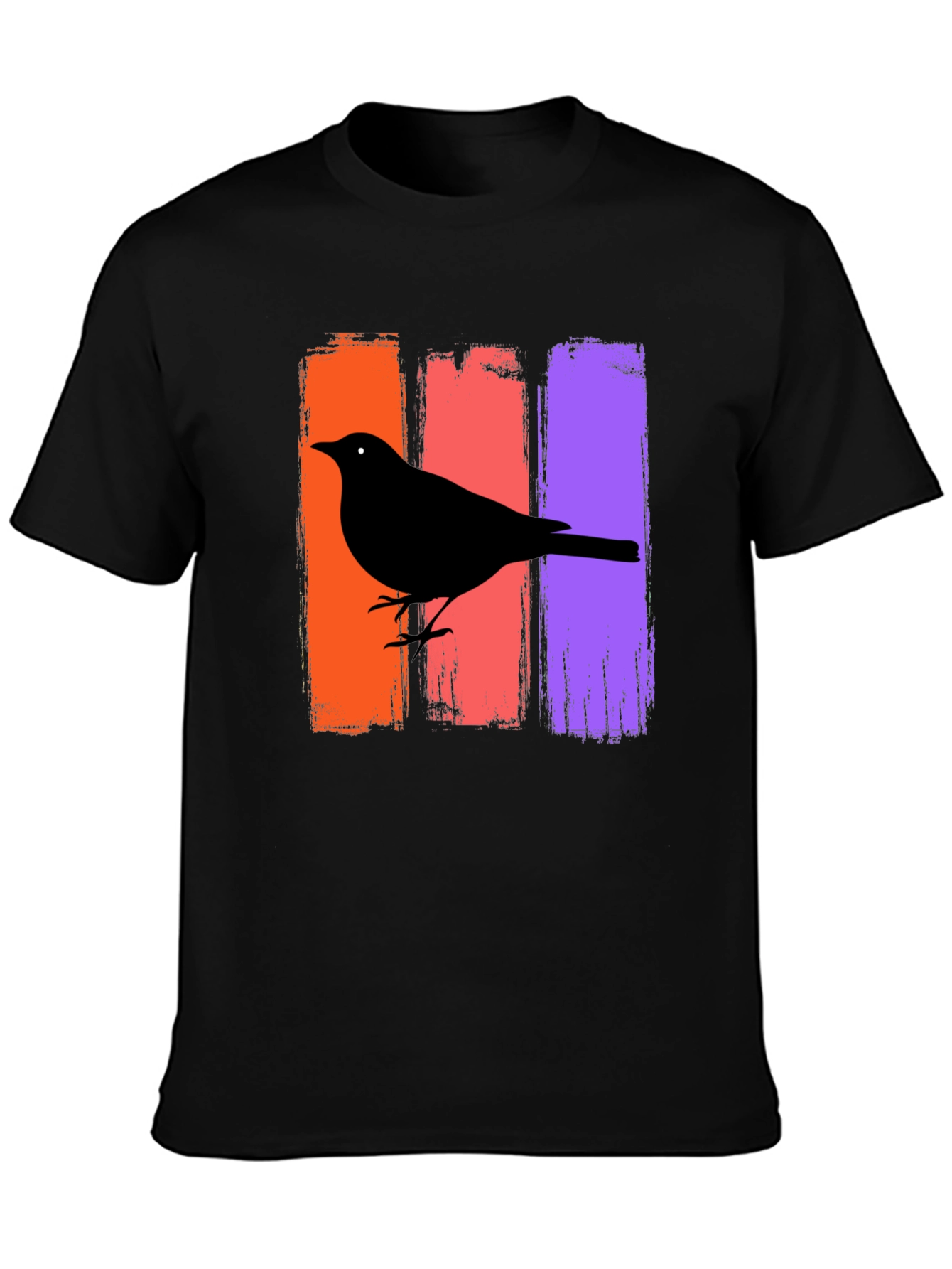 Mens Bird Silhouette Graphic Tee