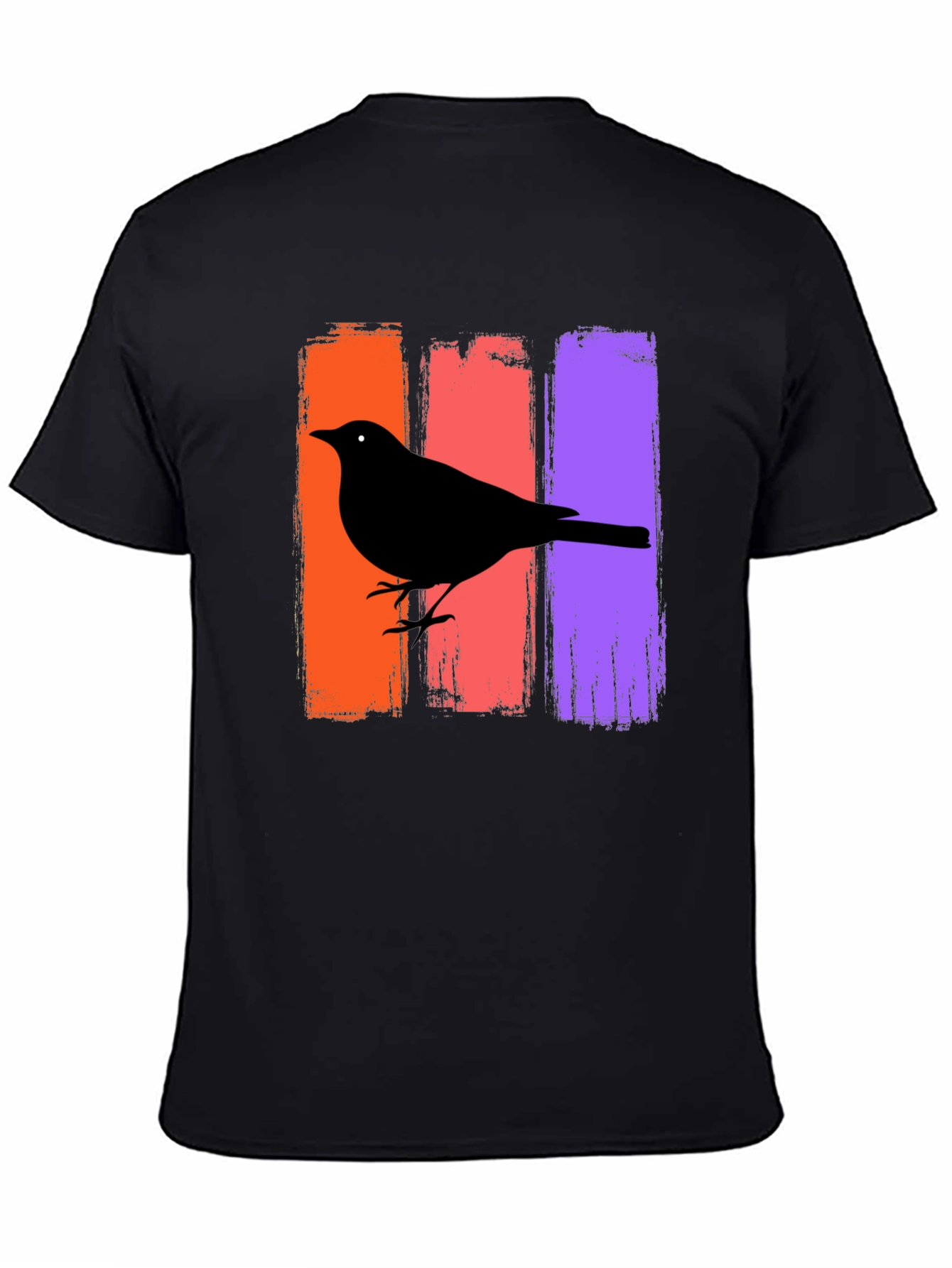 Mens Bird Silhouette Graphic Tee