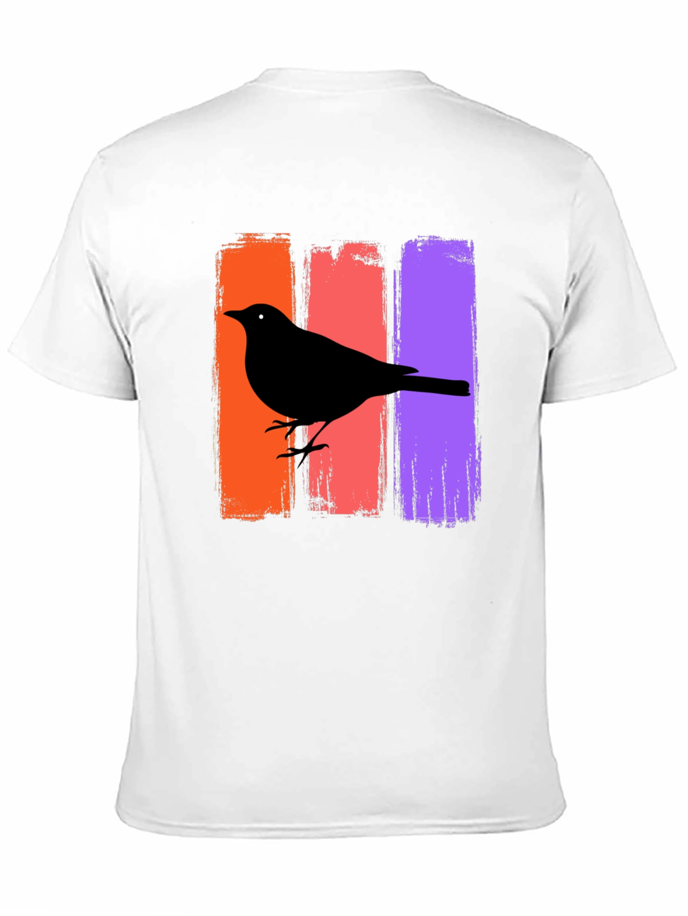 Mens Bird Silhouette Graphic Tee