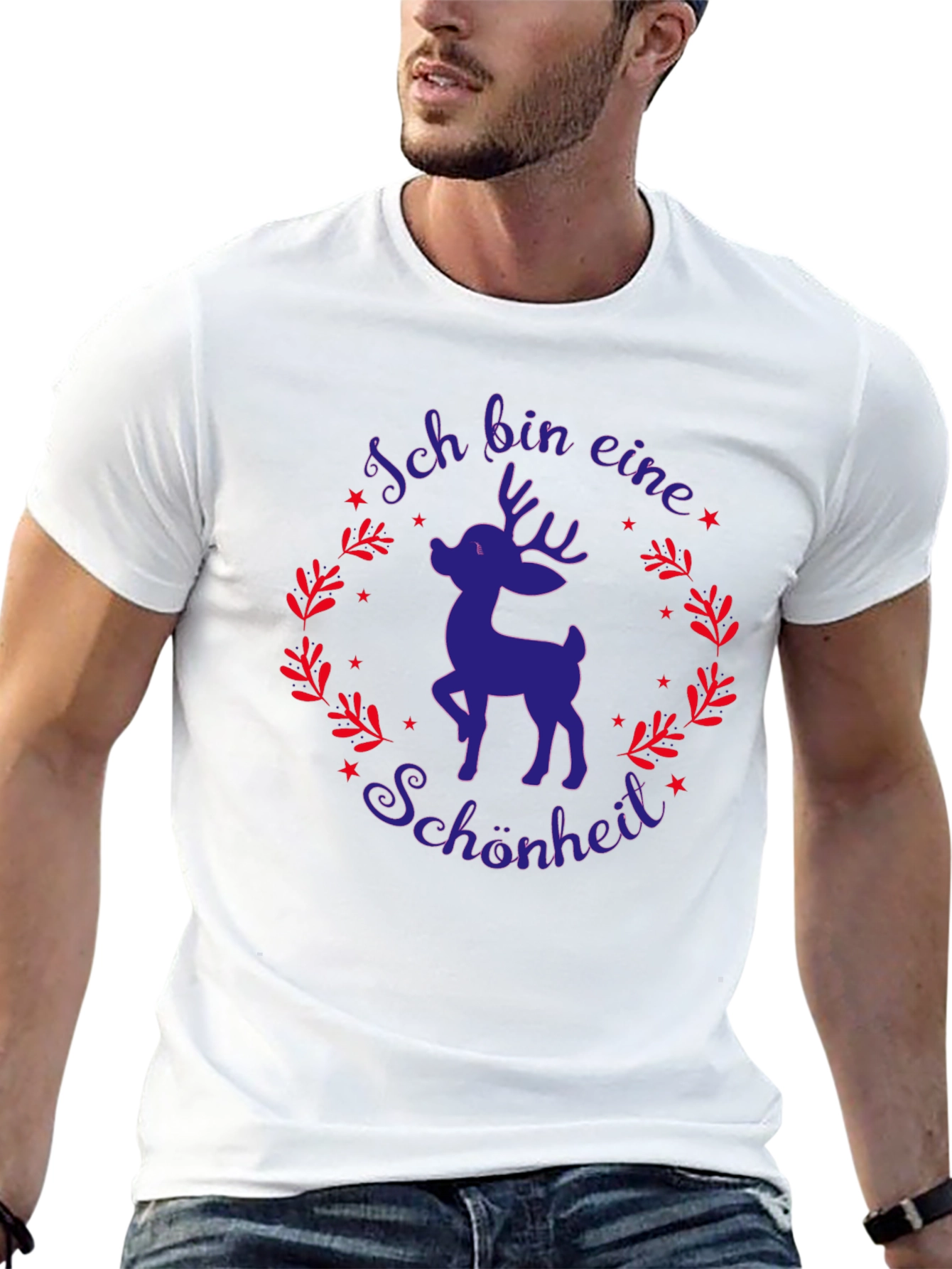 Ich Bin Eine Schönheit Deer Graphic Tee