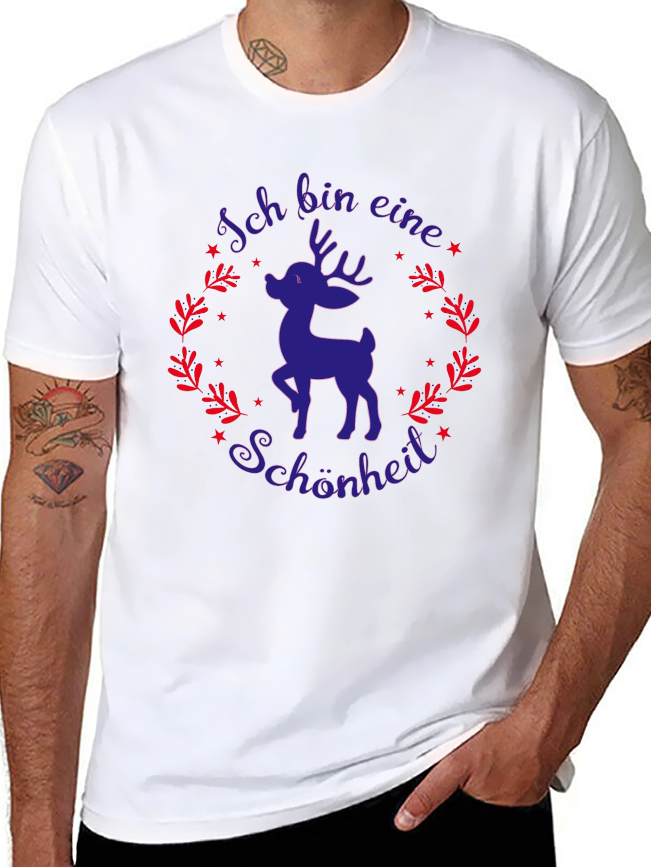 Ich Bin Eine Schönheit Deer Graphic Tee