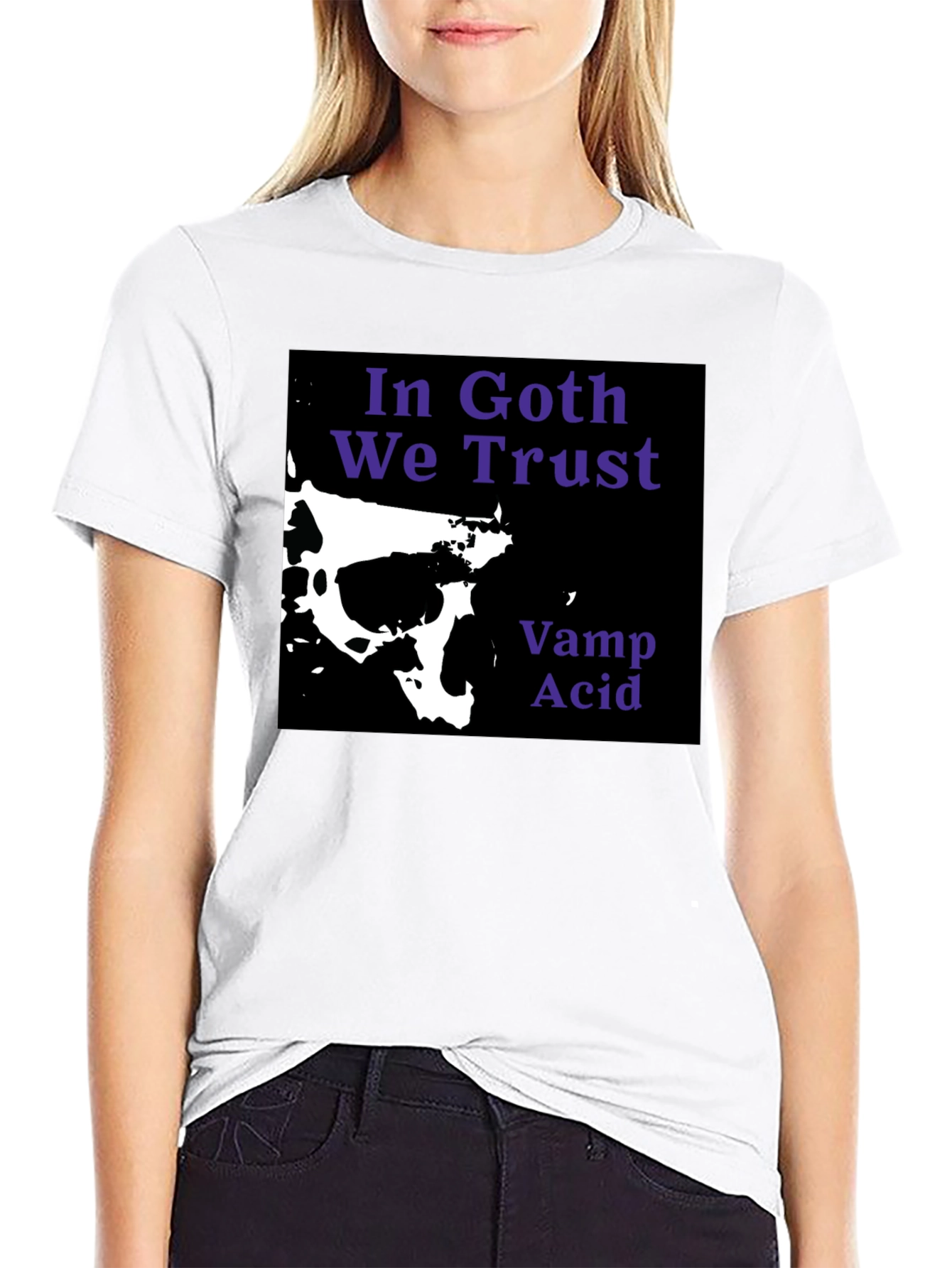 In Goth We Trust Black T-Shirt