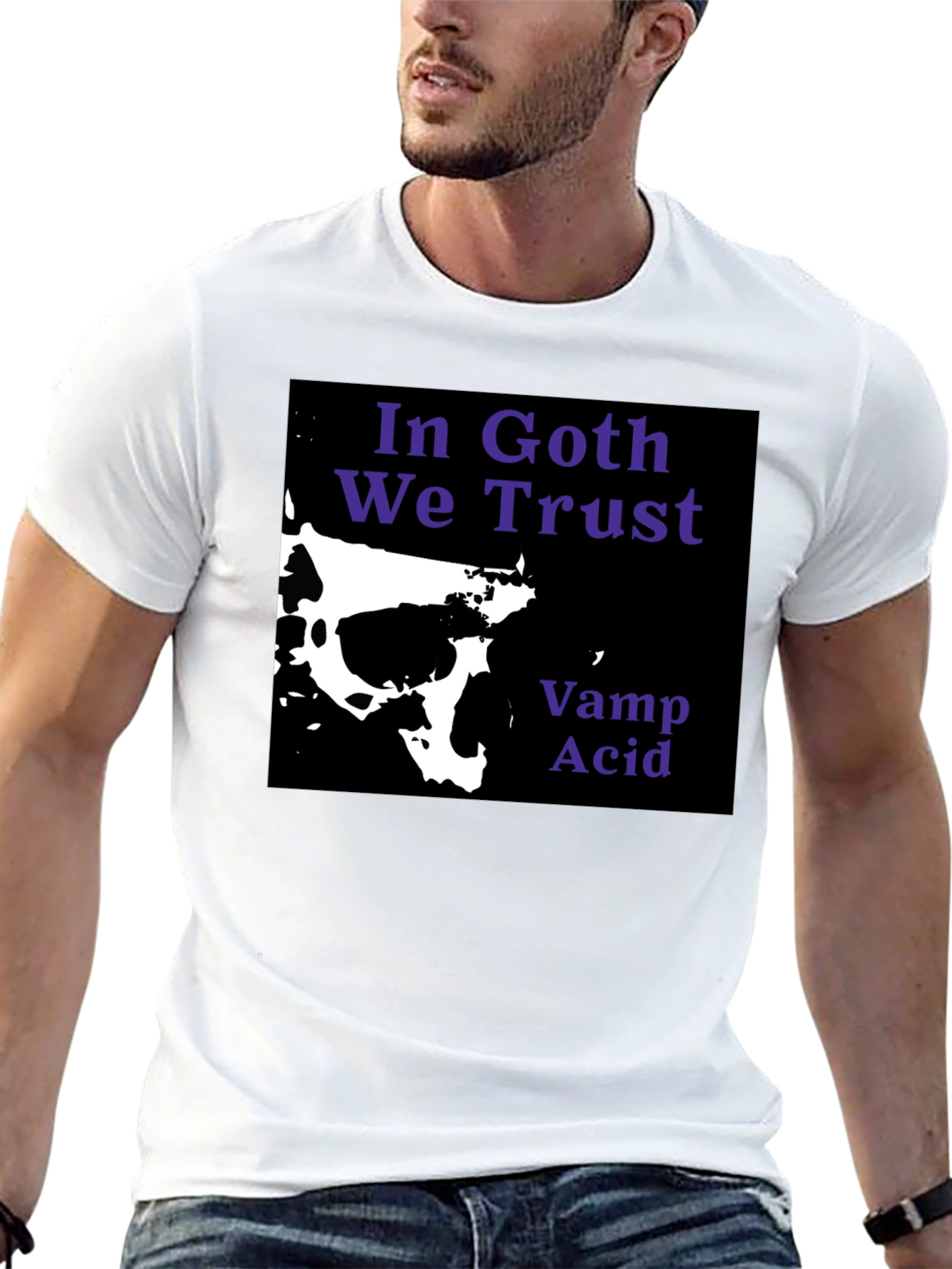 In Goth We Trust Black T-Shirt