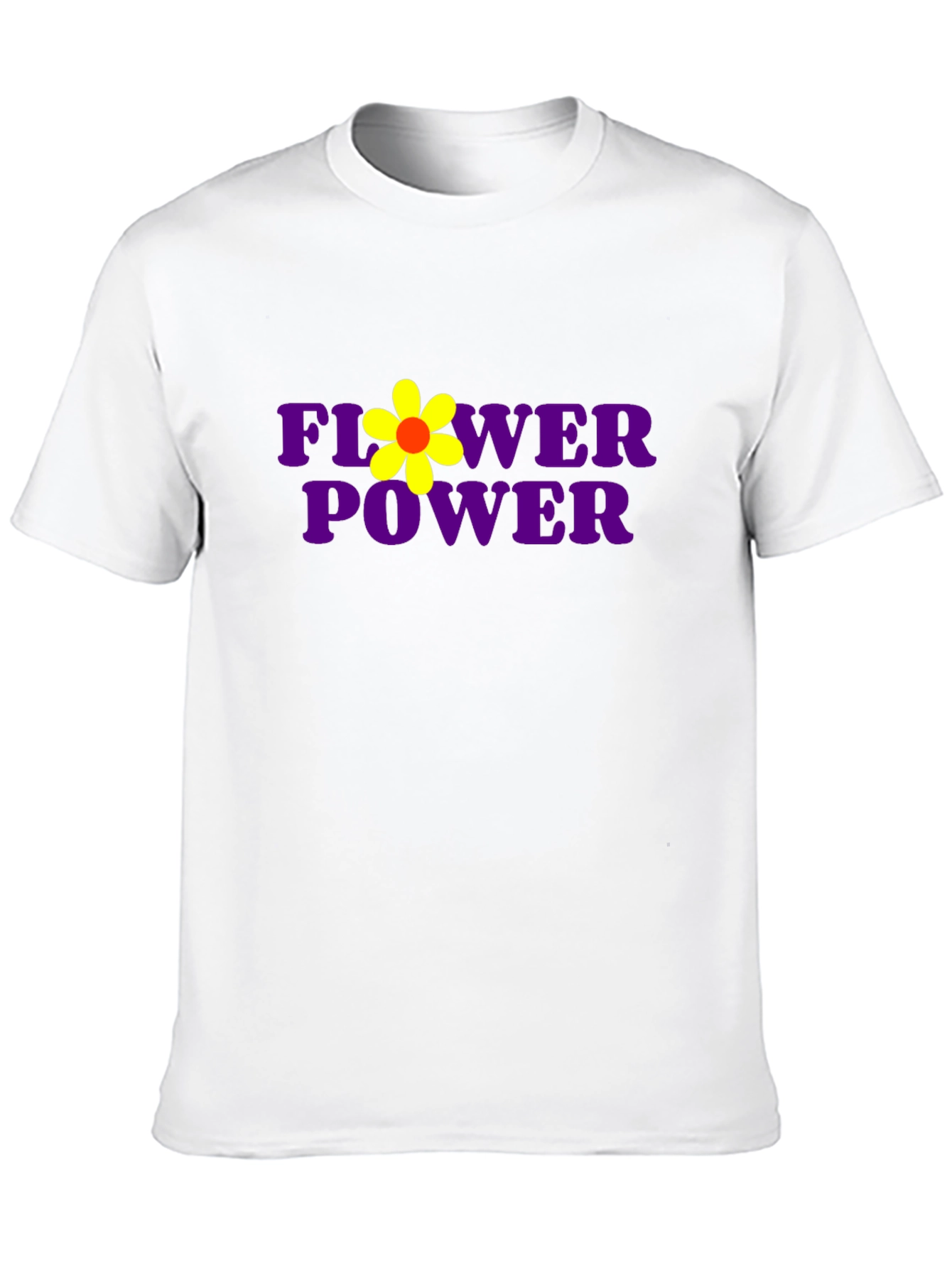 Flower Power Tee - Retro Graphic T-Shirt