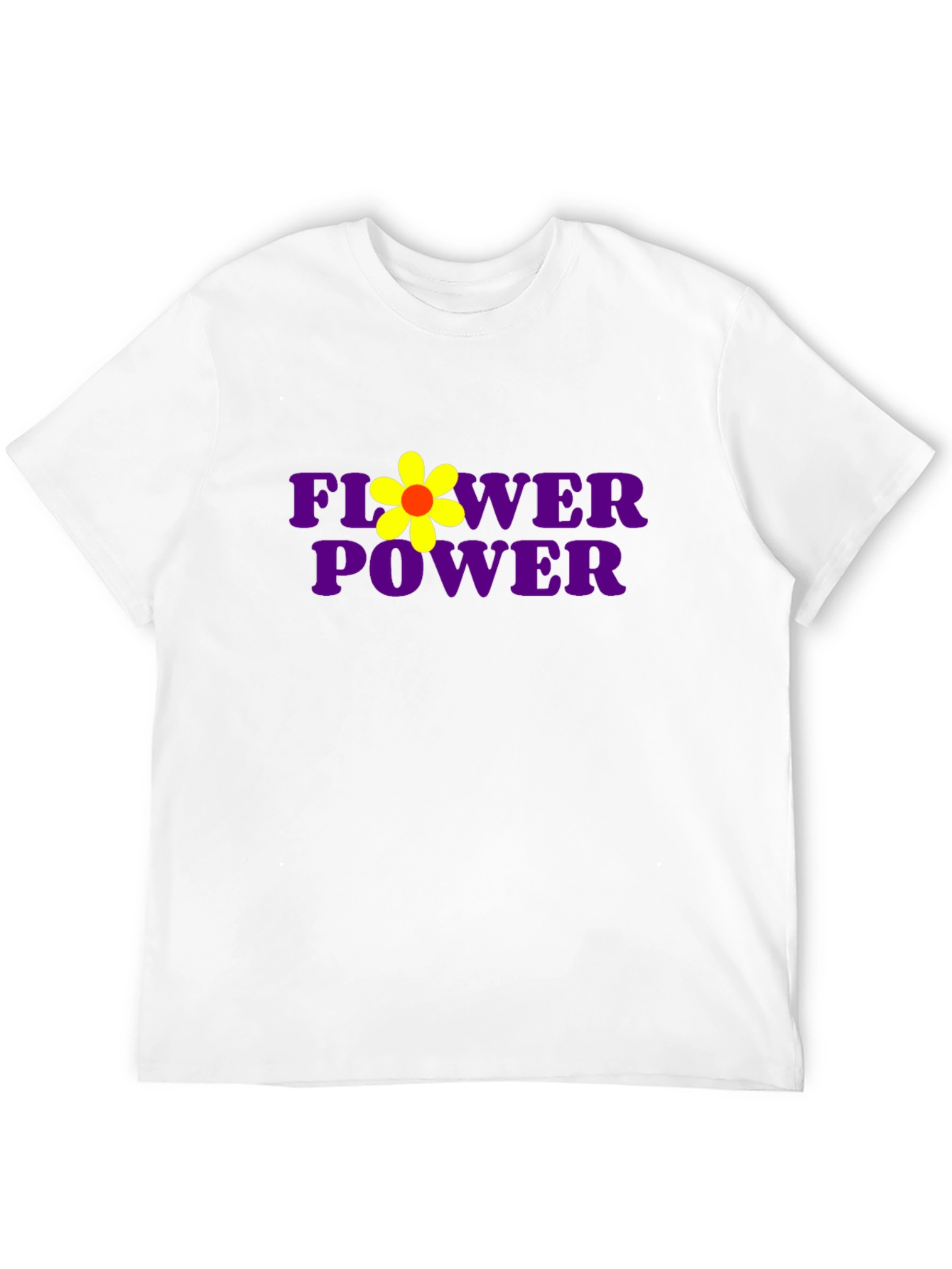 Flower Power Tee - Retro Graphic T-Shirt