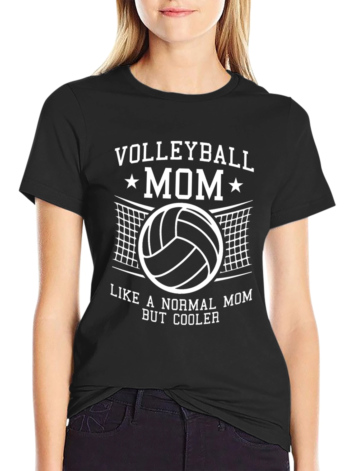 Volleyball Mom T-Shirt - Cool Graphic Tee