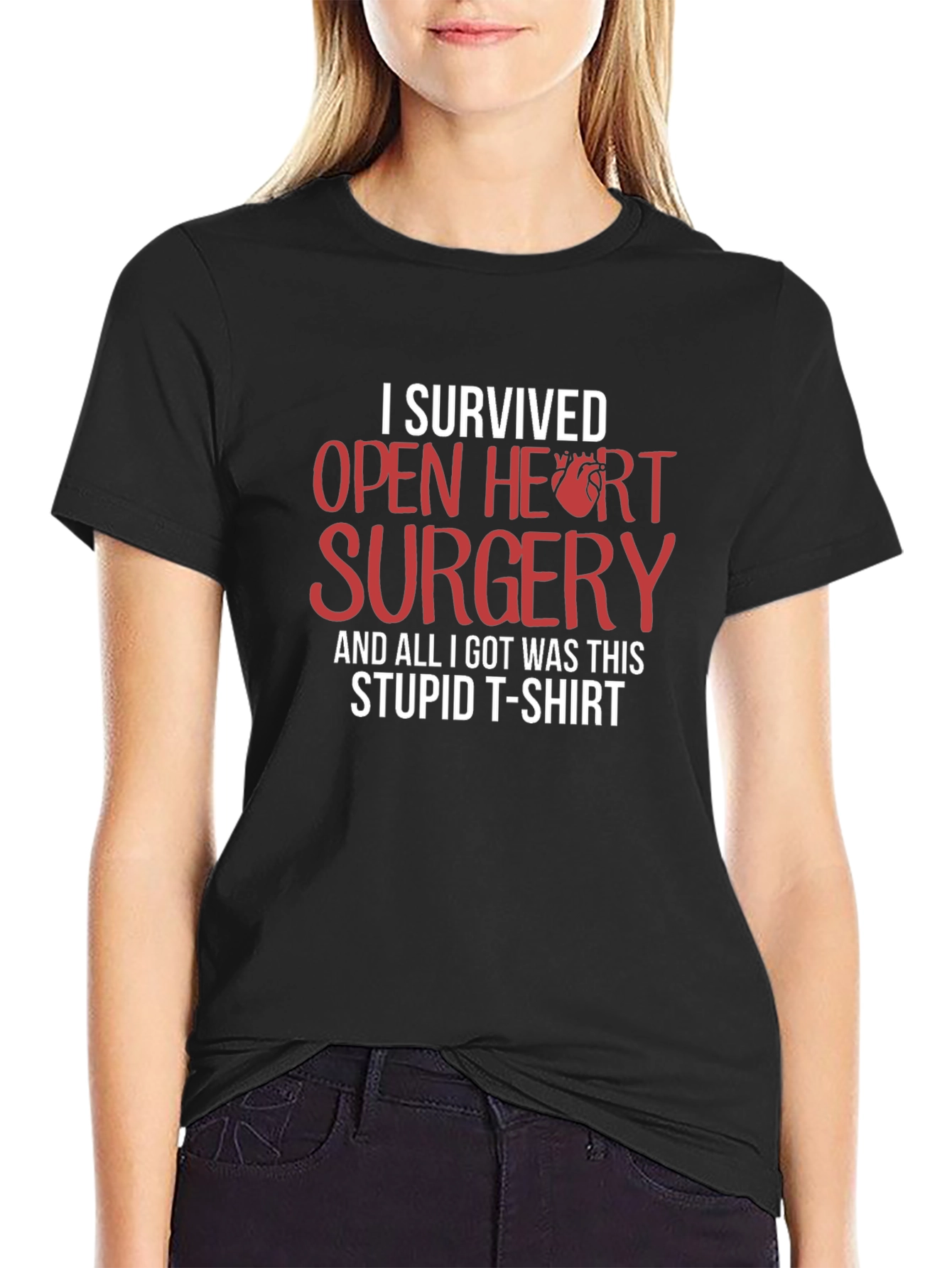 I Survived Open Heart Surgery Funny T-Shirt