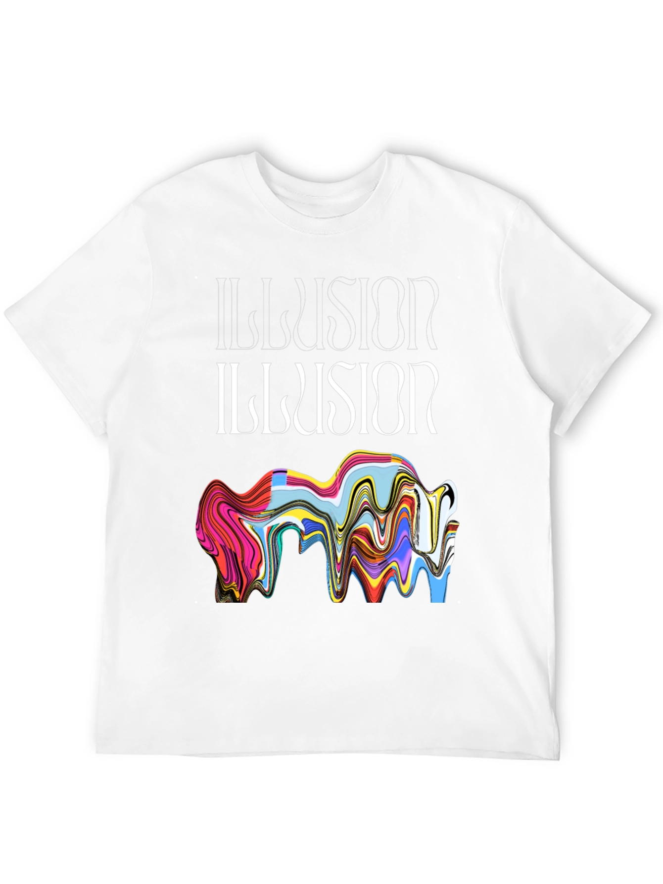Illusion Graphic Tee - Abstract Art T-Shirt