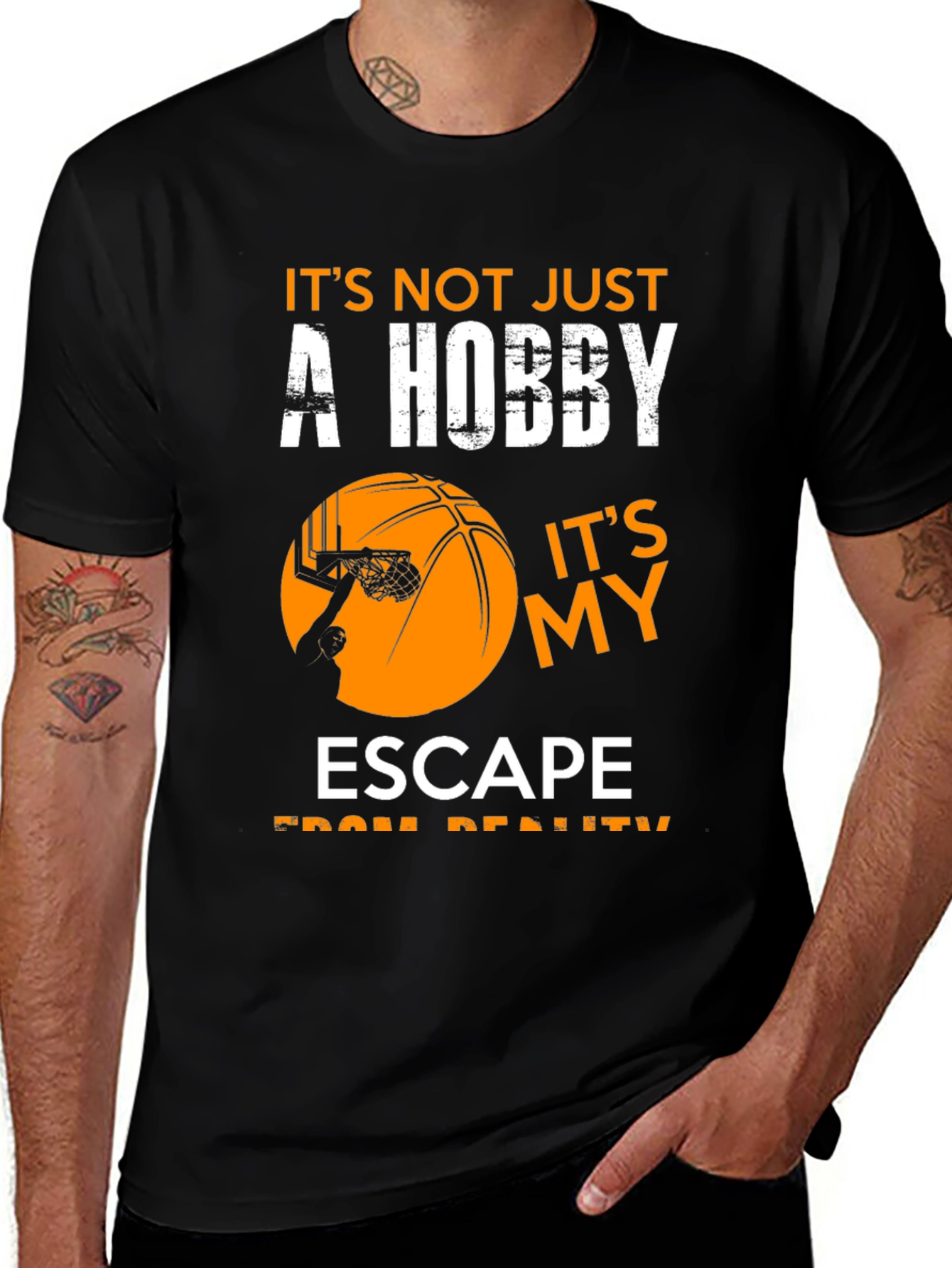 Basketball Escape Hobby Tee - Black