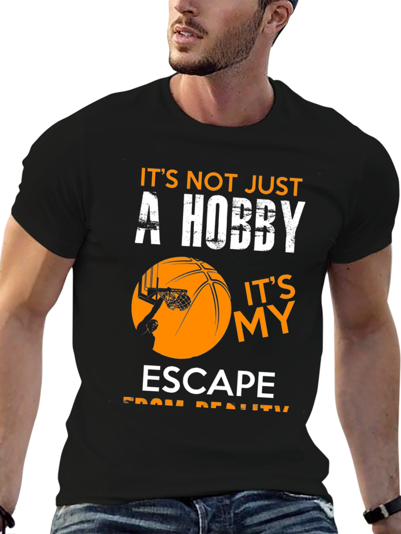 Basketball Escape Hobby Tee - Black