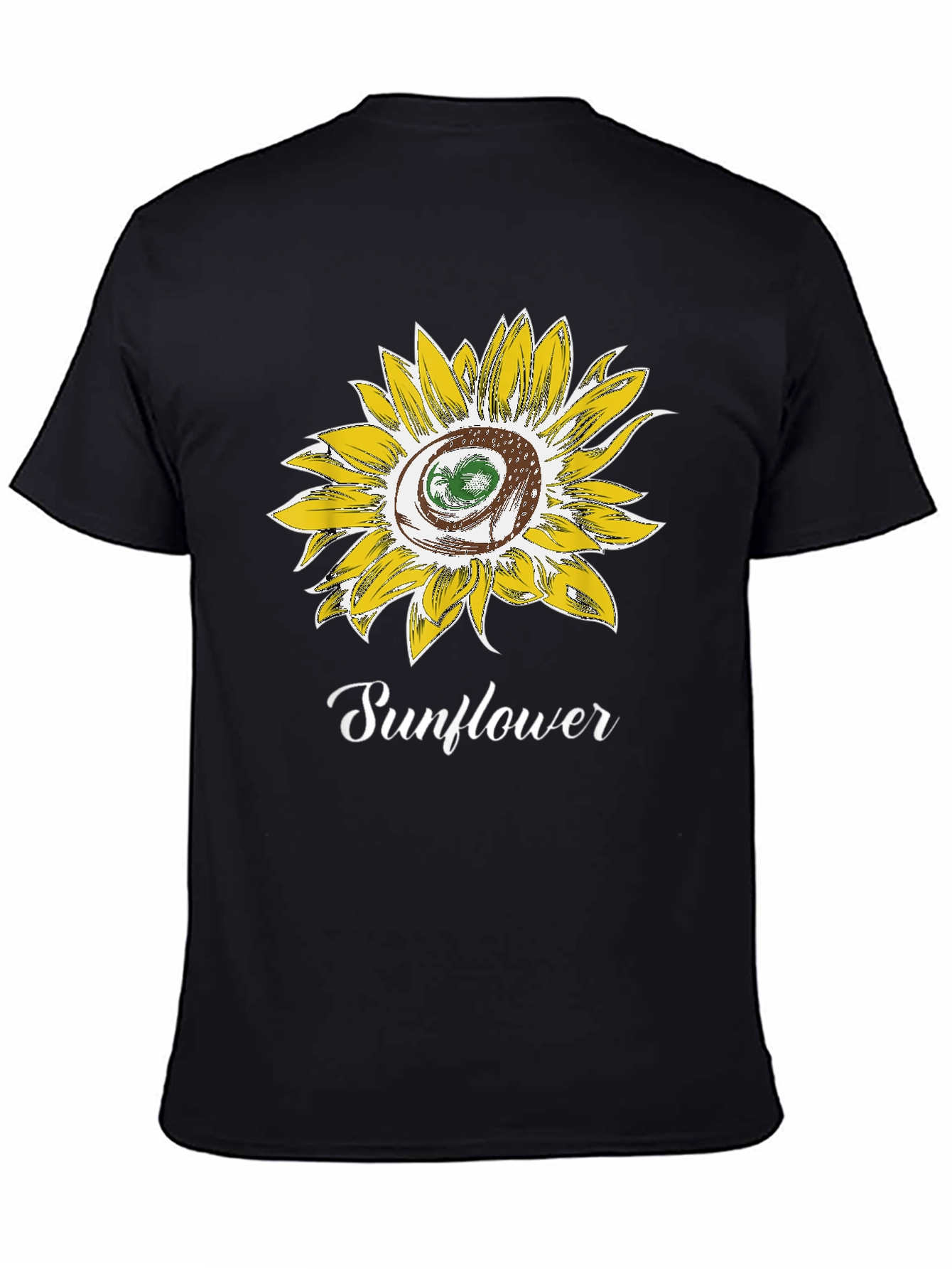Sunflower Graphic Tee - Stylish Cotton Blend