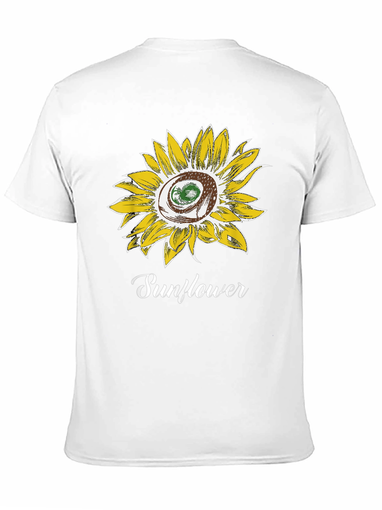 Sunflower Graphic Tee - Stylish Cotton Blend