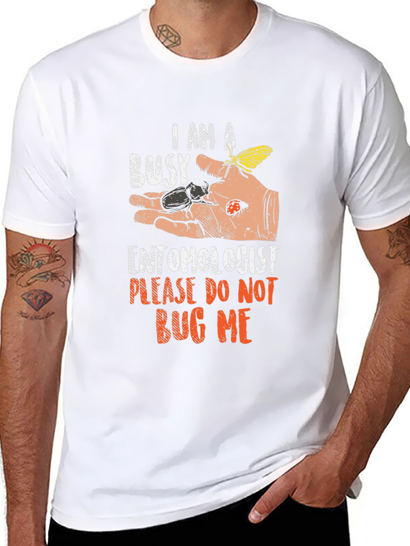 Busy Entomologist T-Shirt: Bug Lovers Apparel