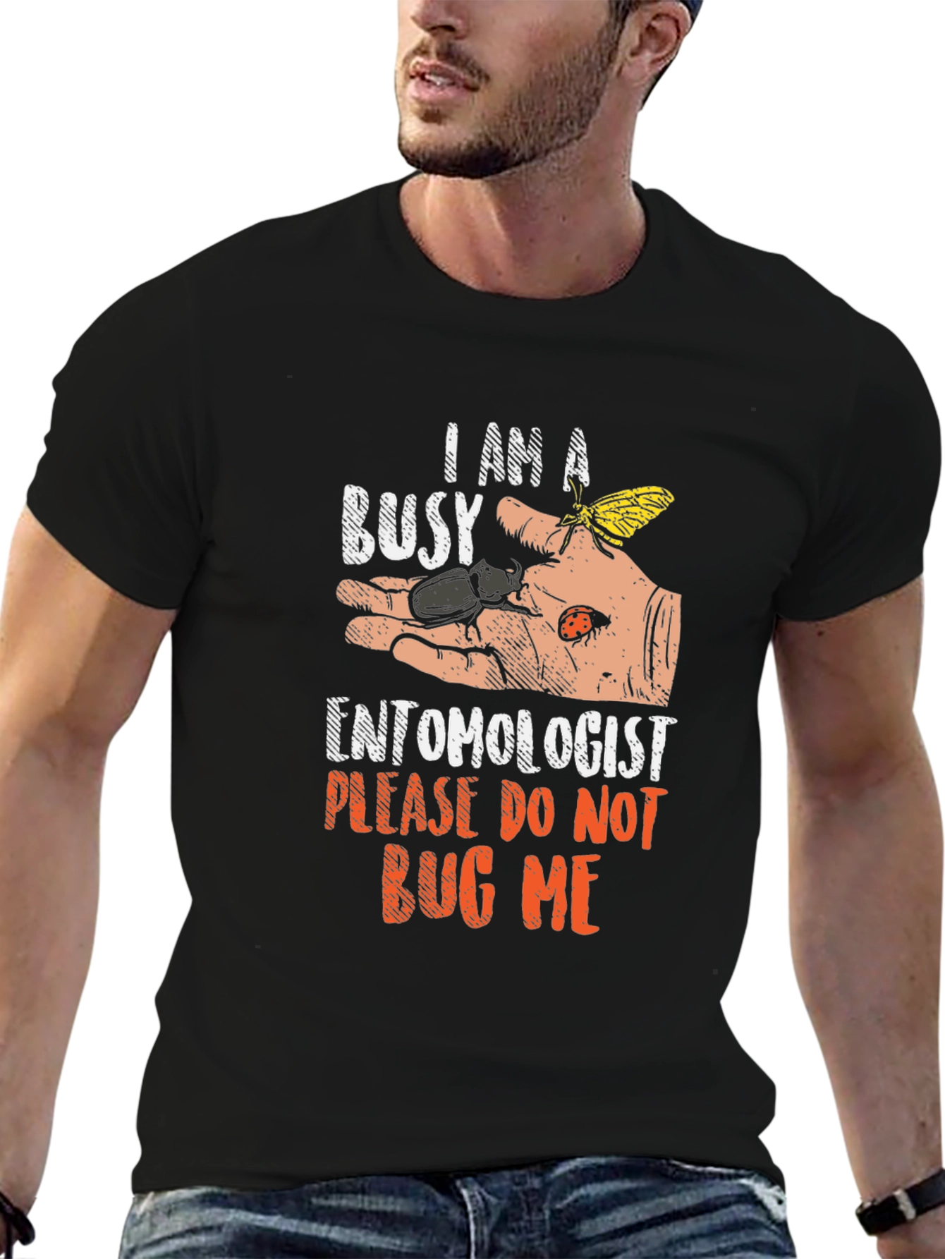 Busy Entomologist T-Shirt: Bug Lovers Apparel