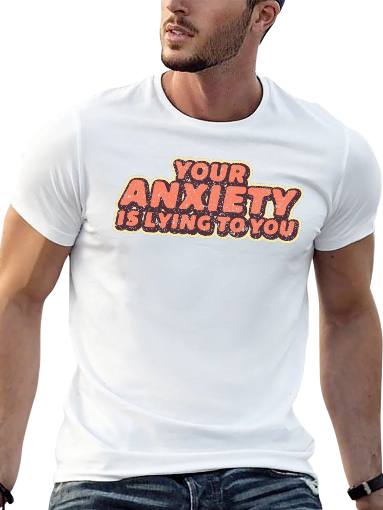 Anxiety Relief Graphic Tee - Black