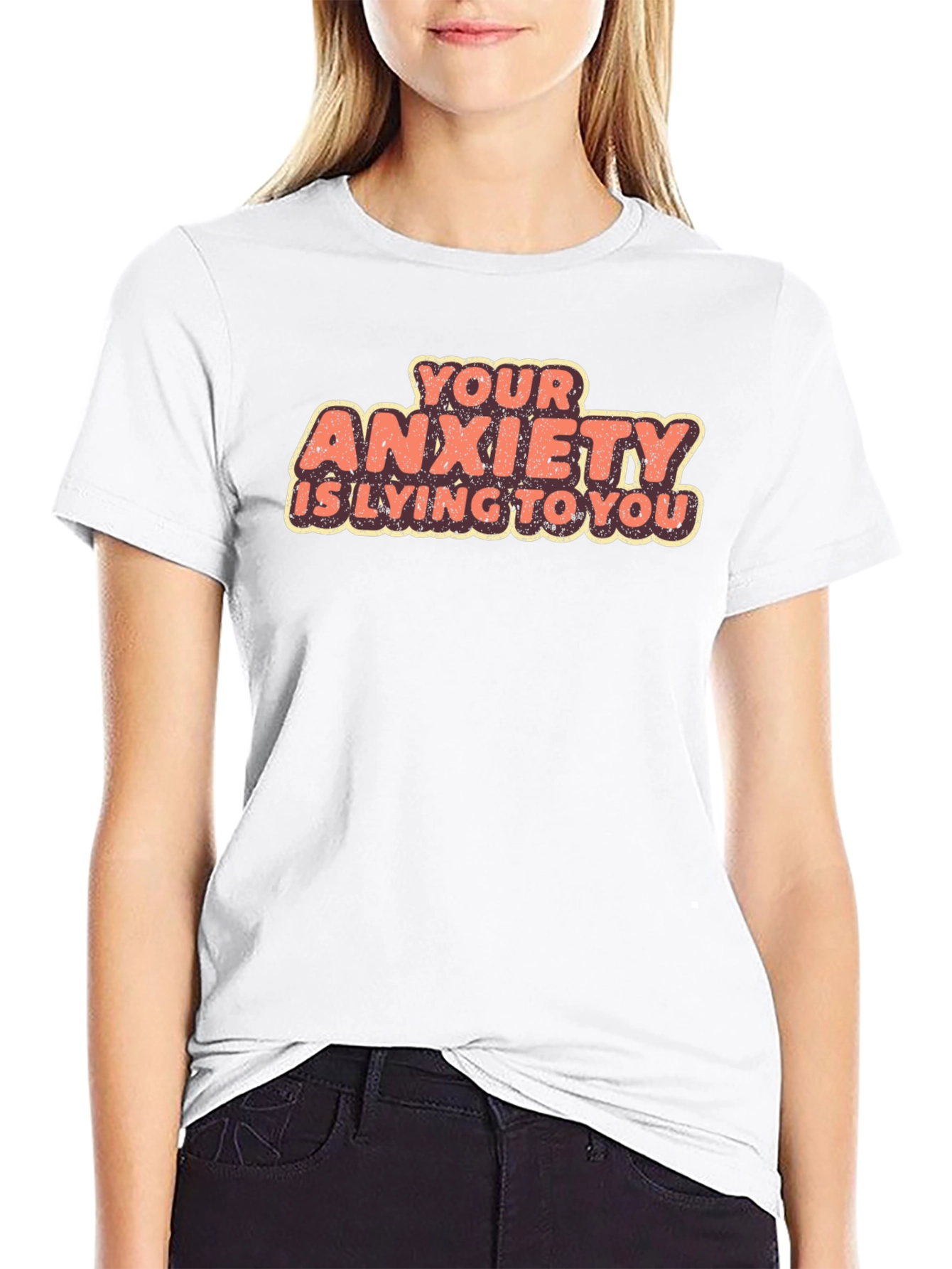 Anxiety Relief Graphic Tee - Black