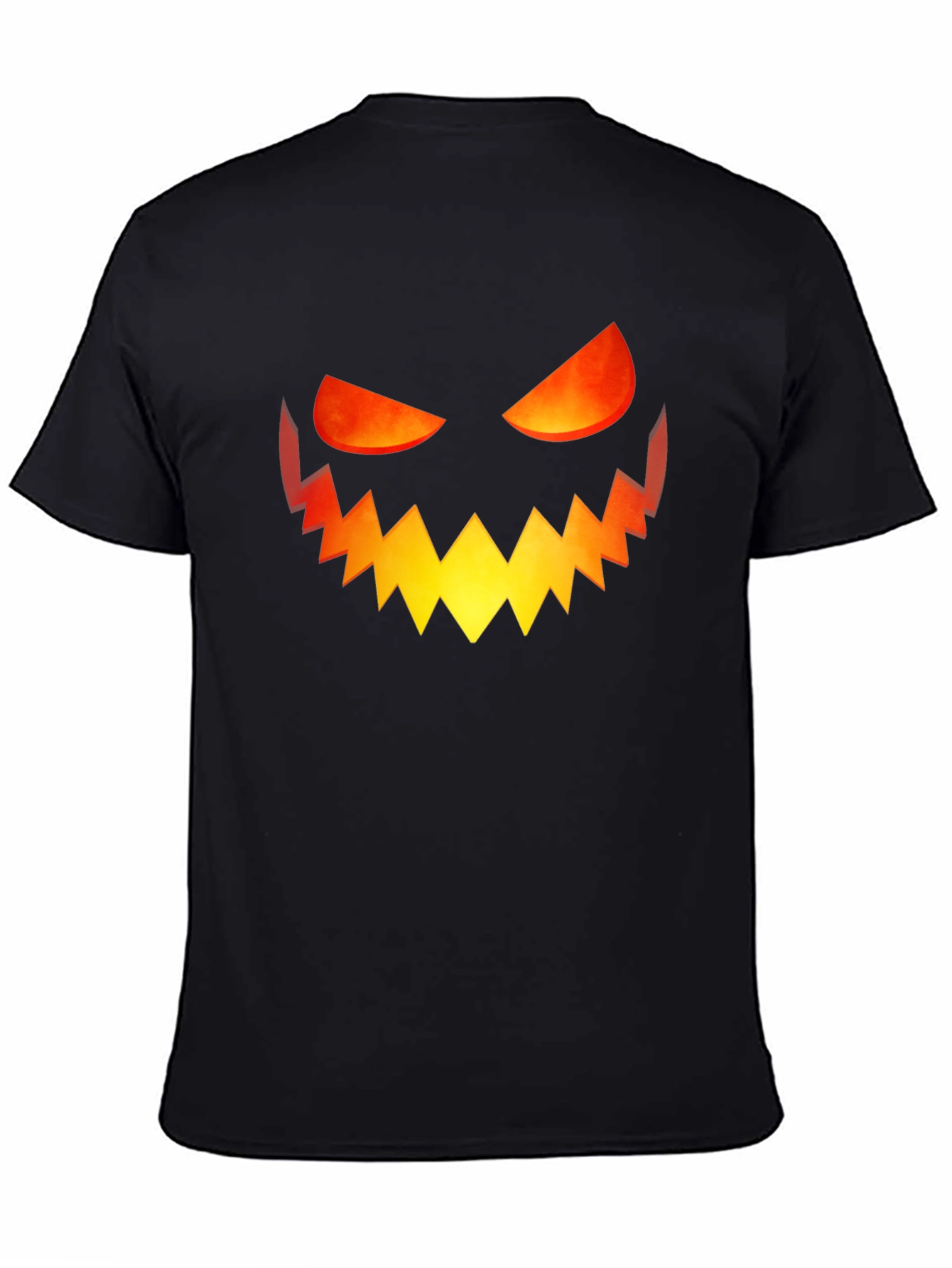 Halloween Pumpkin Face Graphic Tee