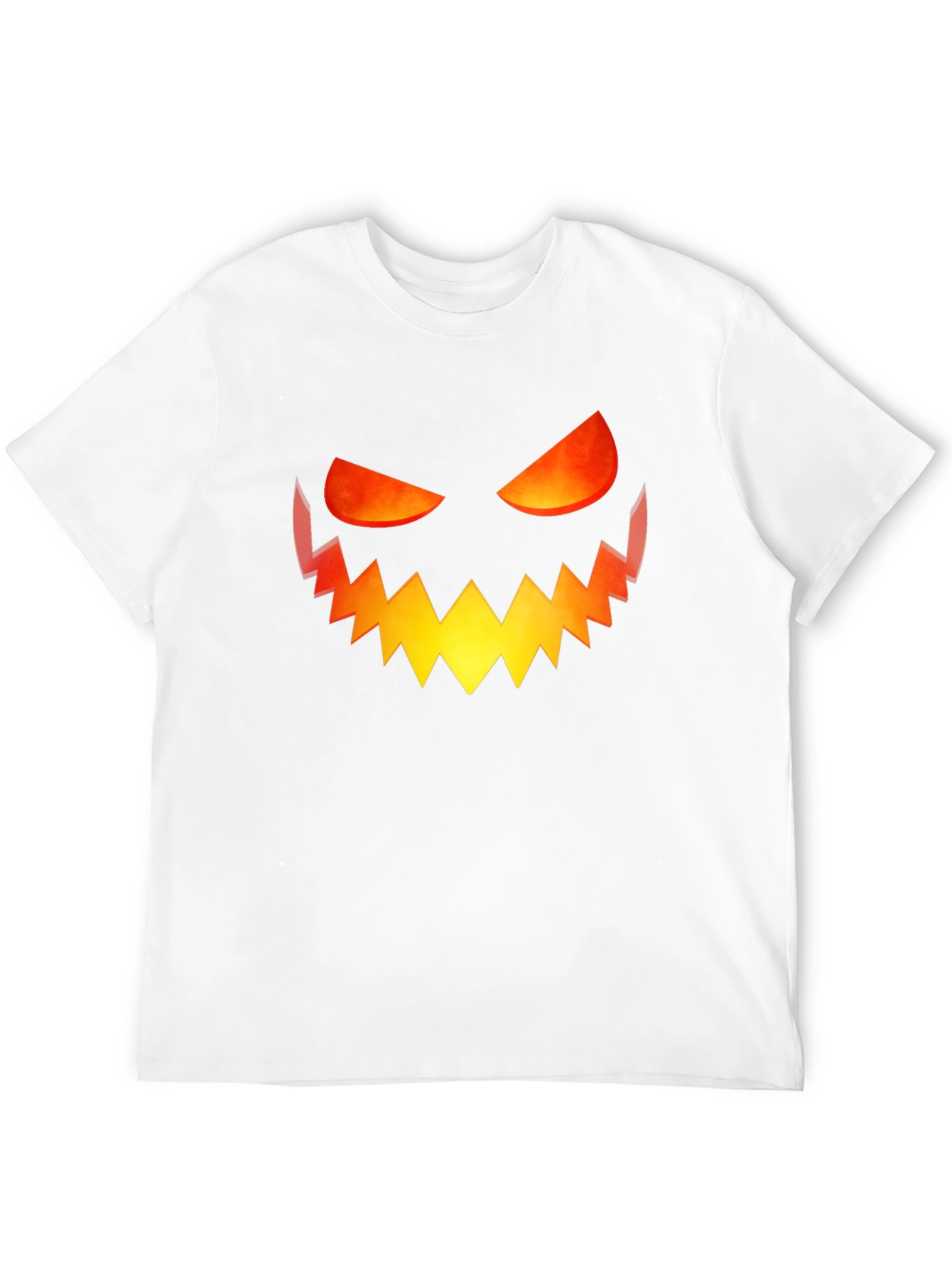 Halloween Pumpkin Face Graphic Tee