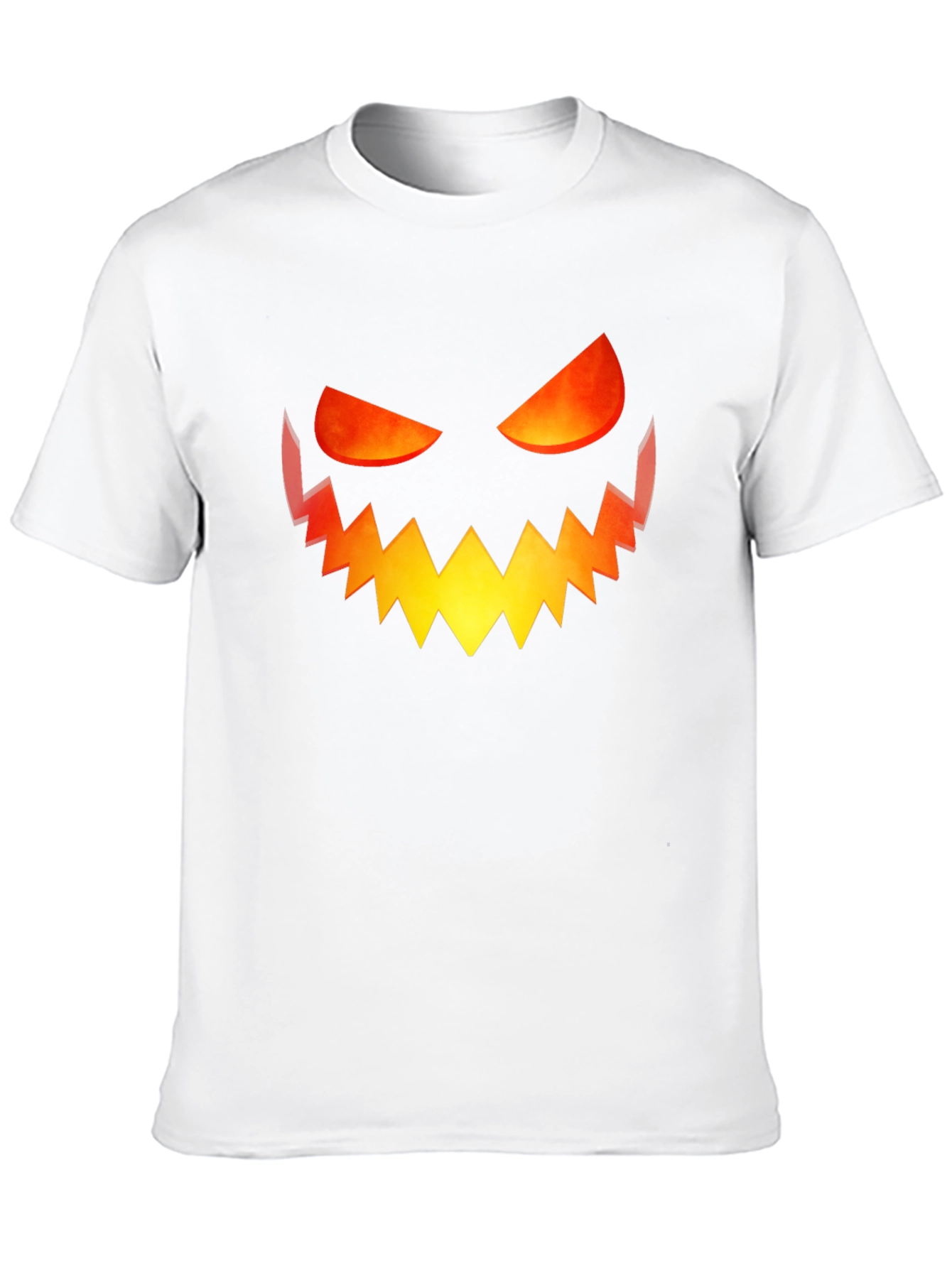 Halloween Pumpkin Face Graphic Tee