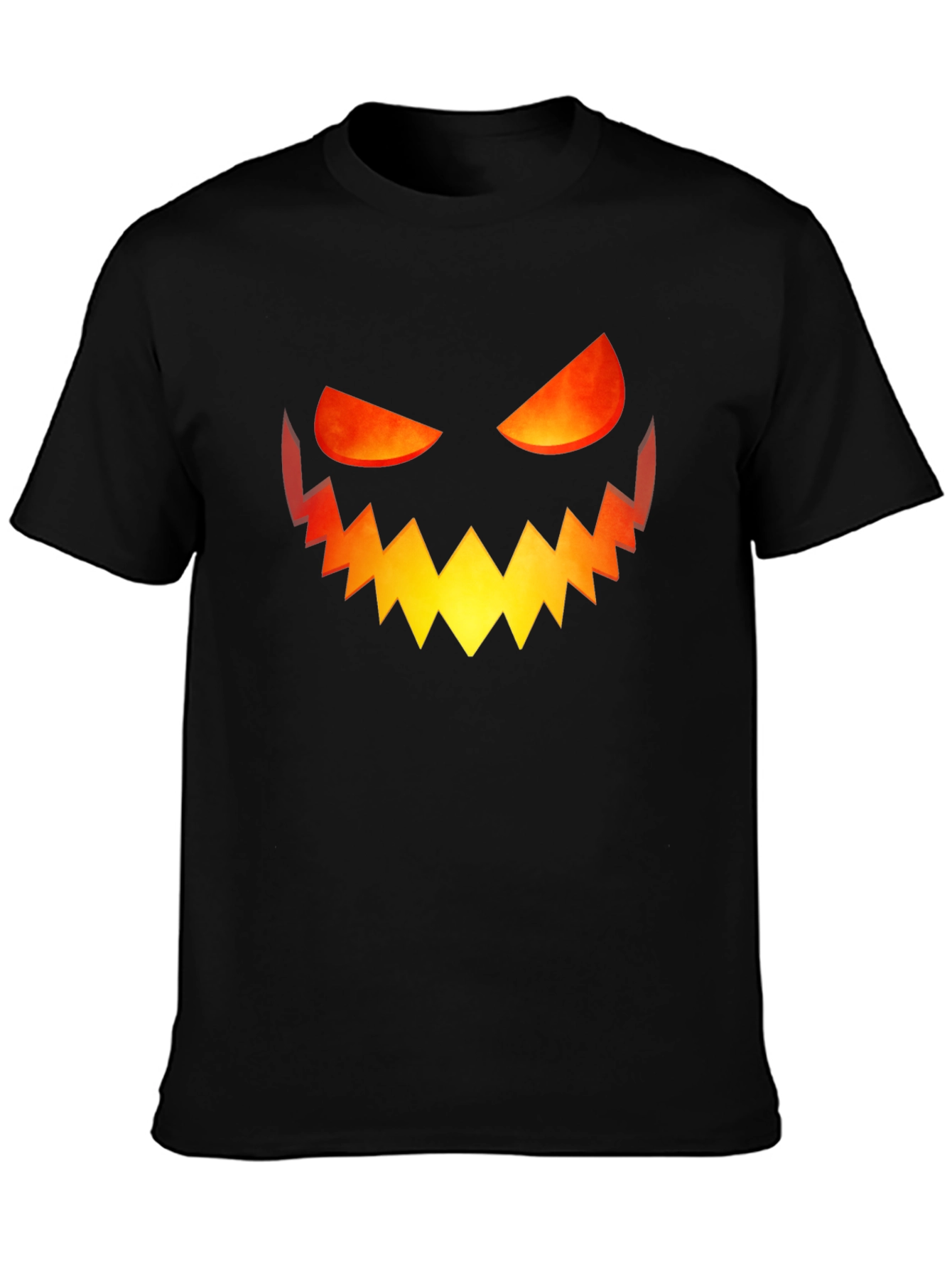 Halloween Pumpkin Face Graphic Tee