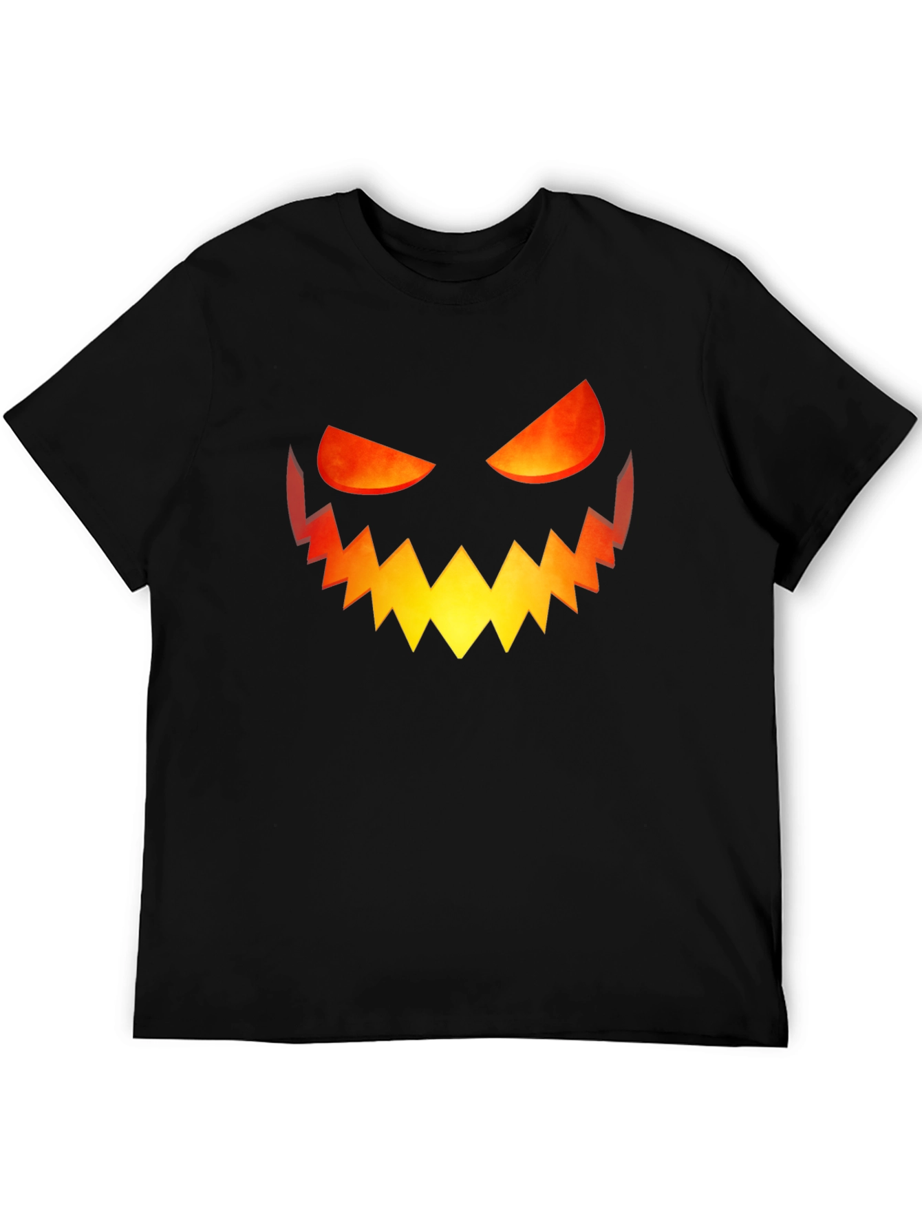 Halloween Pumpkin Face Graphic Tee