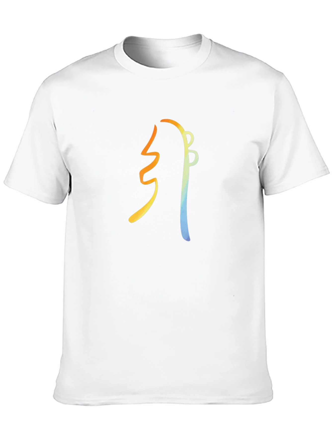 Abstract Guitar Graphic Tee - Modern Musician Style