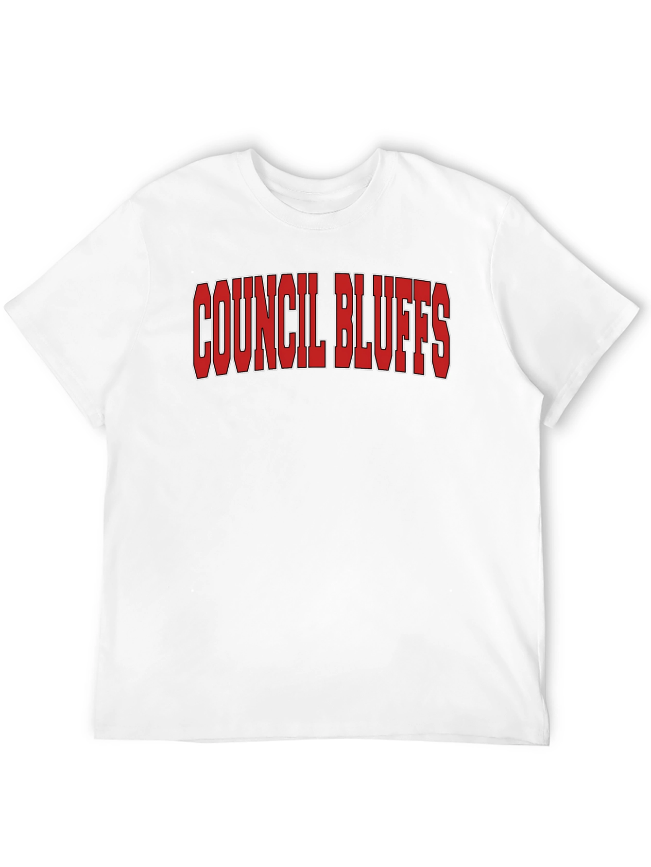 Council Bluffs Iowa Black T-Shirt