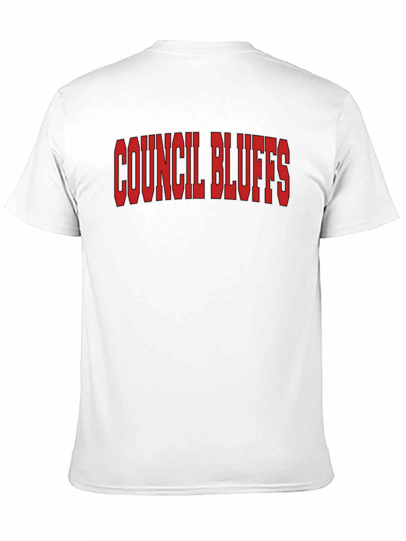 Council Bluffs Iowa Black T-Shirt
