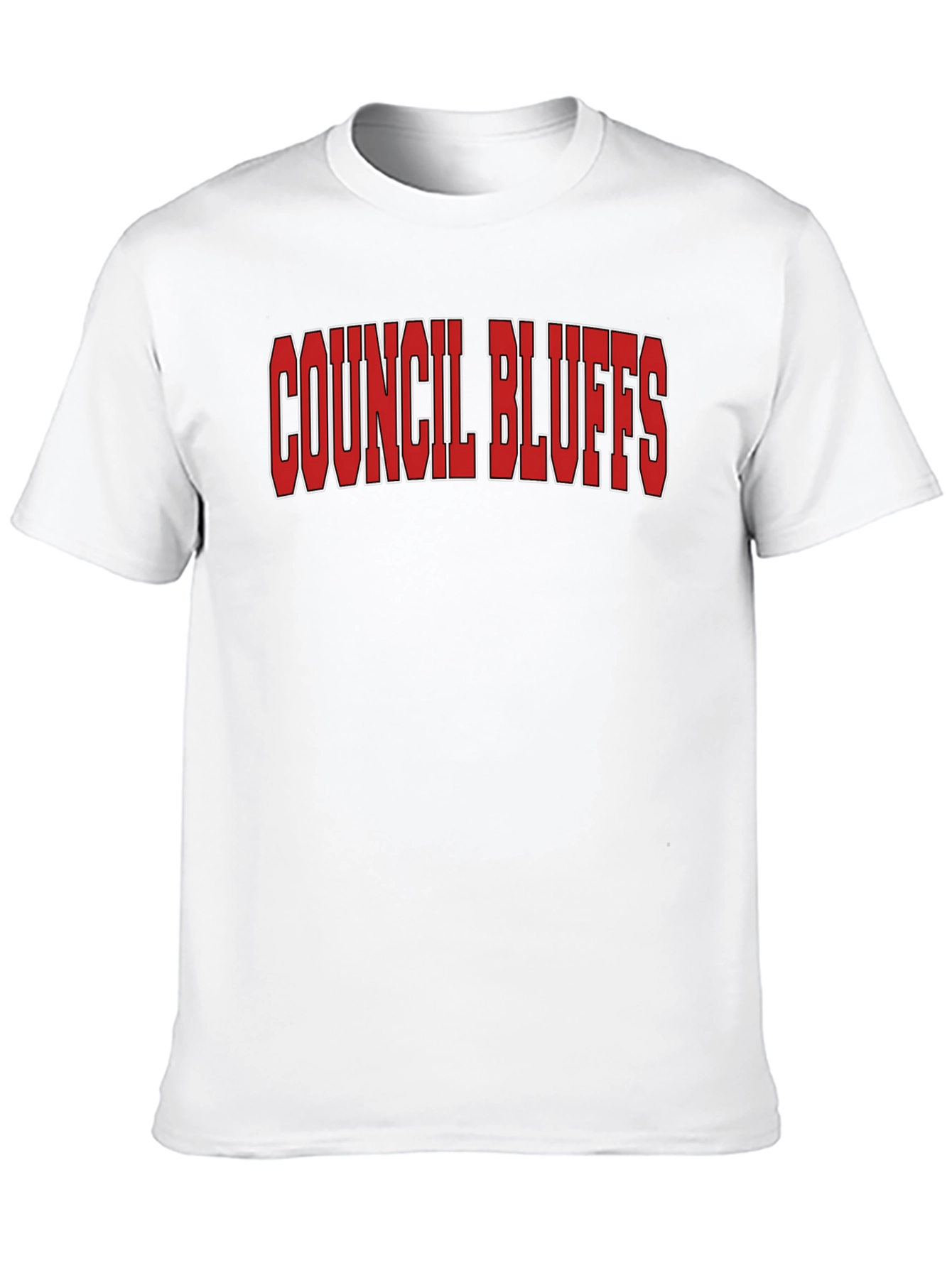 Council Bluffs Iowa Black T-Shirt