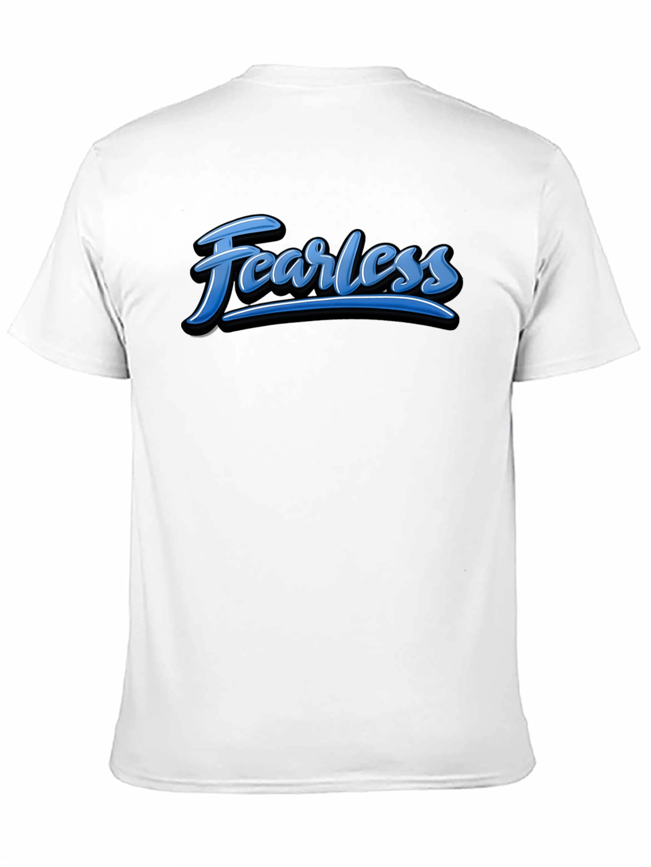 Fearless Graphic Tee - Stylish Mens Black T-Shirt