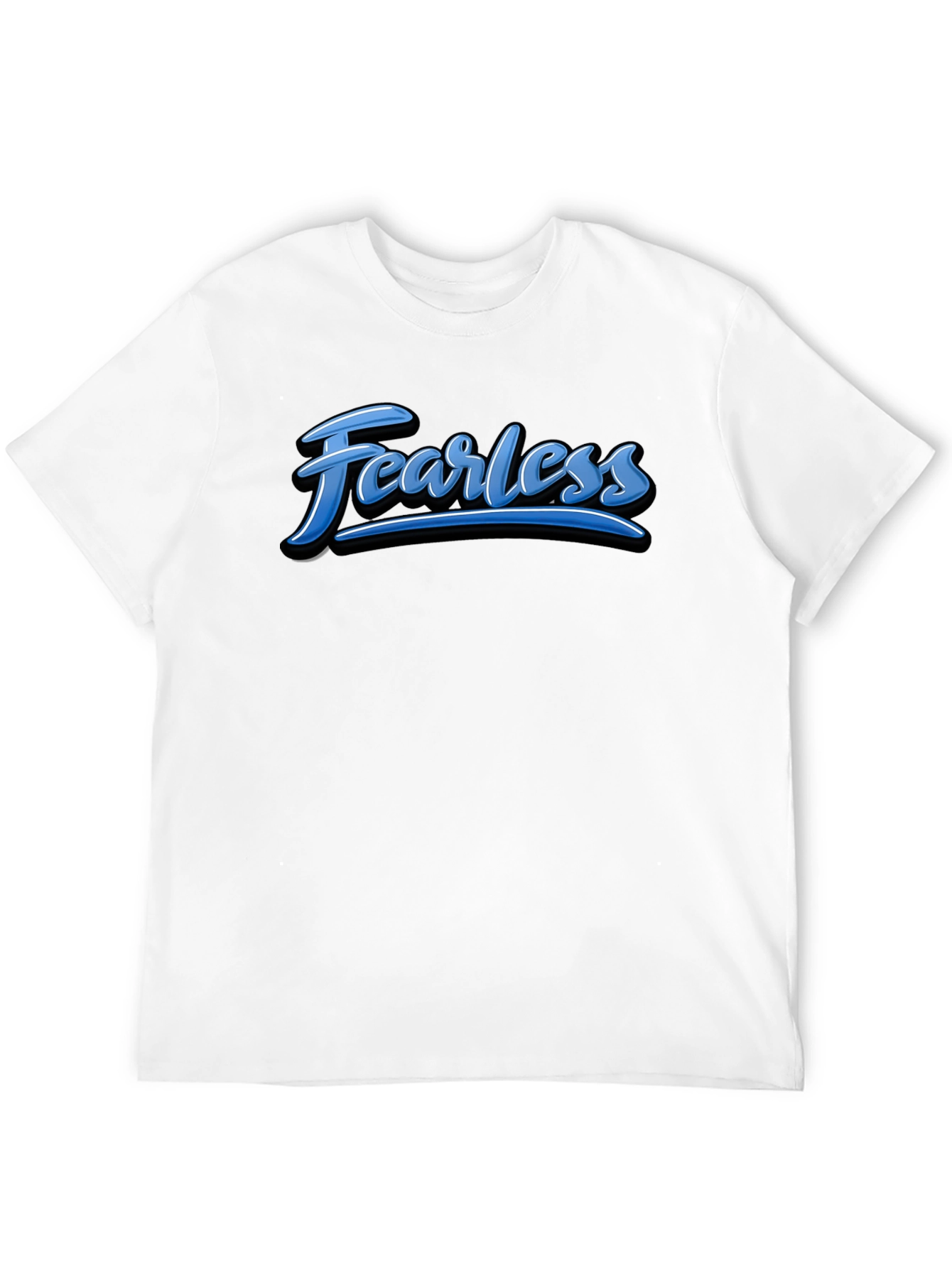 Fearless Graphic Tee - Stylish Mens Black T-Shirt